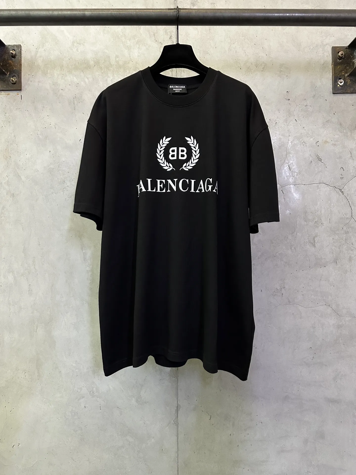Laurel Logo Print Heavyweight Cotton T-Shirt D22012412