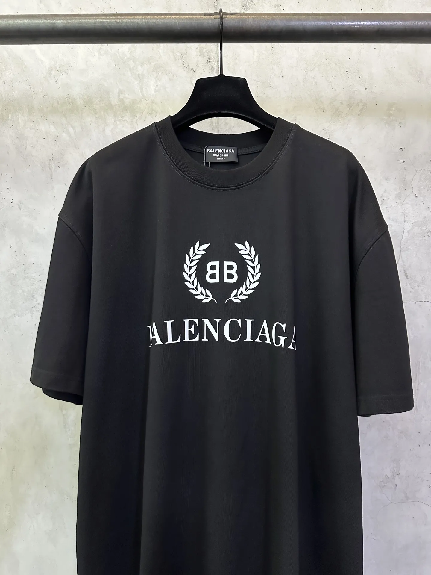 Laurel Logo Print Heavyweight Cotton T-Shirt D22012412 — view 3