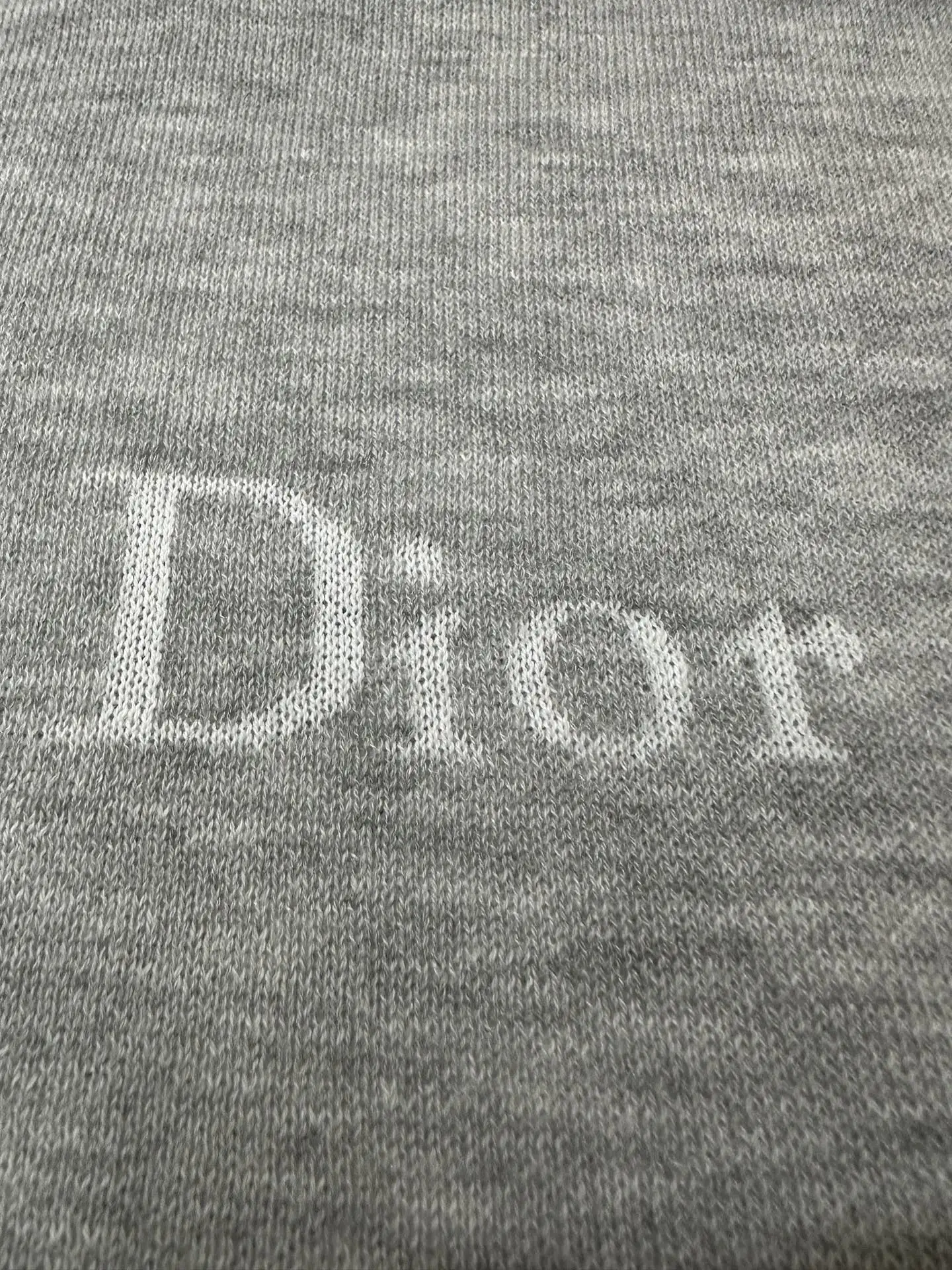 Logo Jacquard Cotton Knit T-Shirt D24018895 — view 7