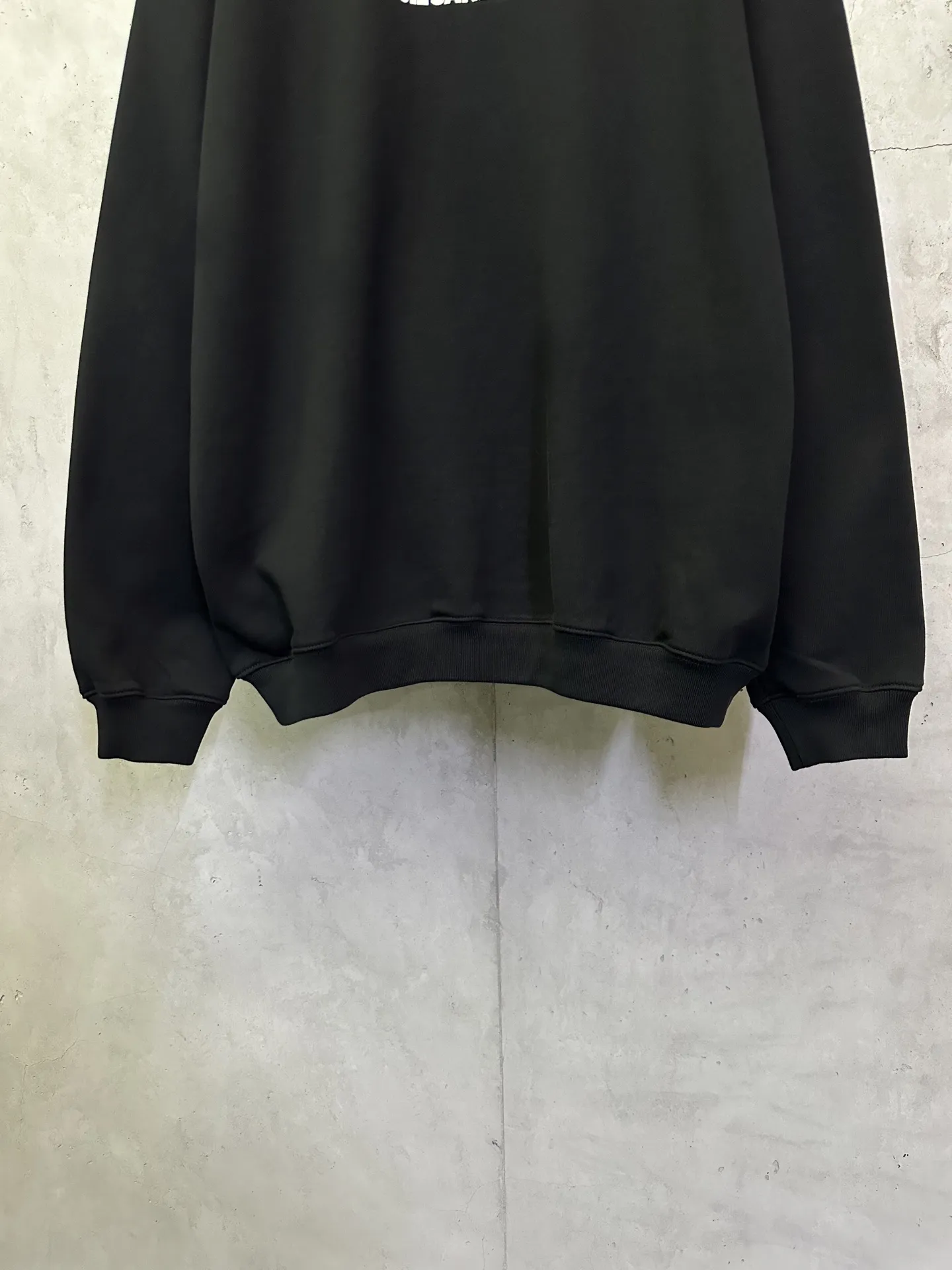 Logo Print Heavyweight Cotton Sweatshirt D24011501 — view 4