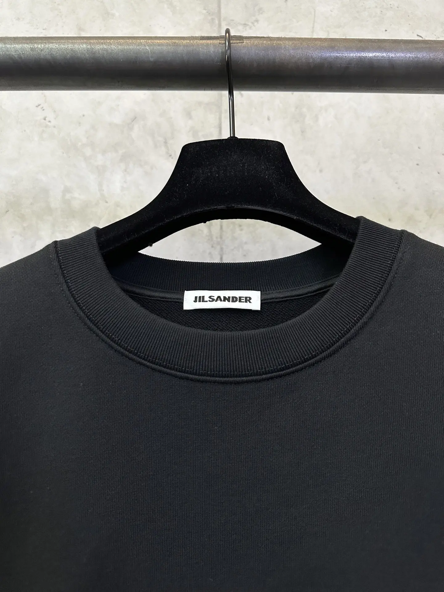 Logo Print Heavyweight Cotton Sweatshirt D24011501 — view 7
