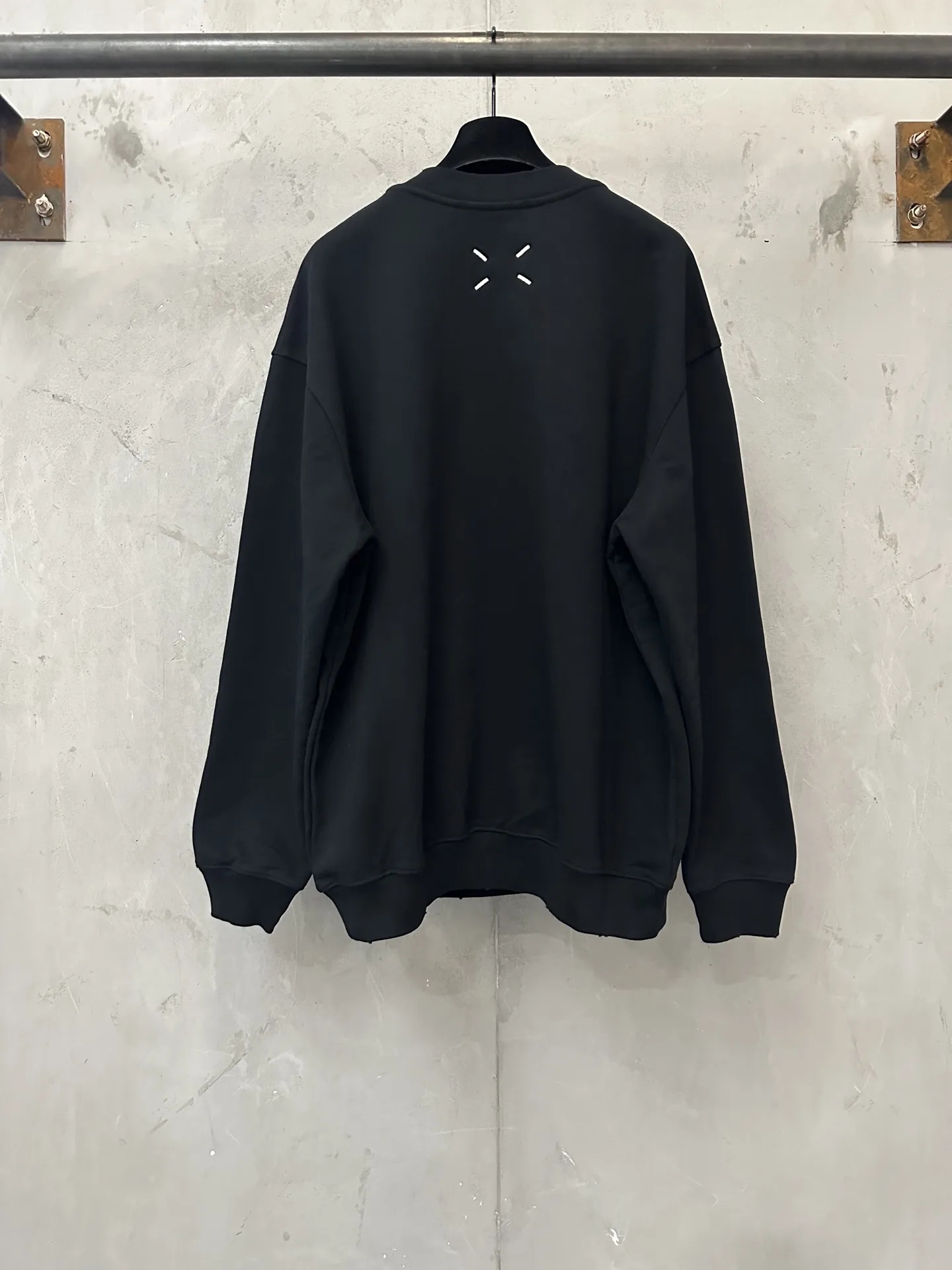 MM6 Maison Margiela Four-Stitch Crew-Neck Sweatshirt D25020523 — view 2