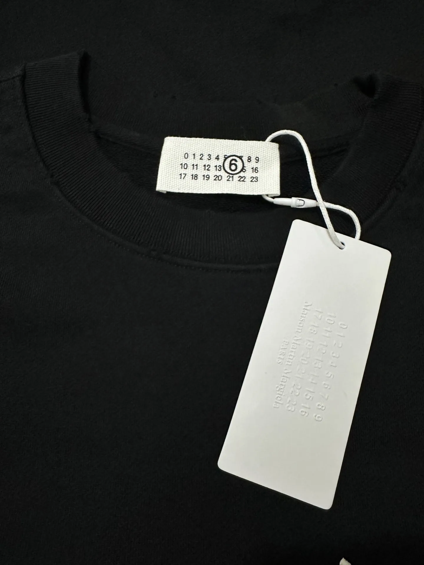 MM6 Maison Margiela Four-Stitch Crew-Neck Sweatshirt D25020523 — view 6