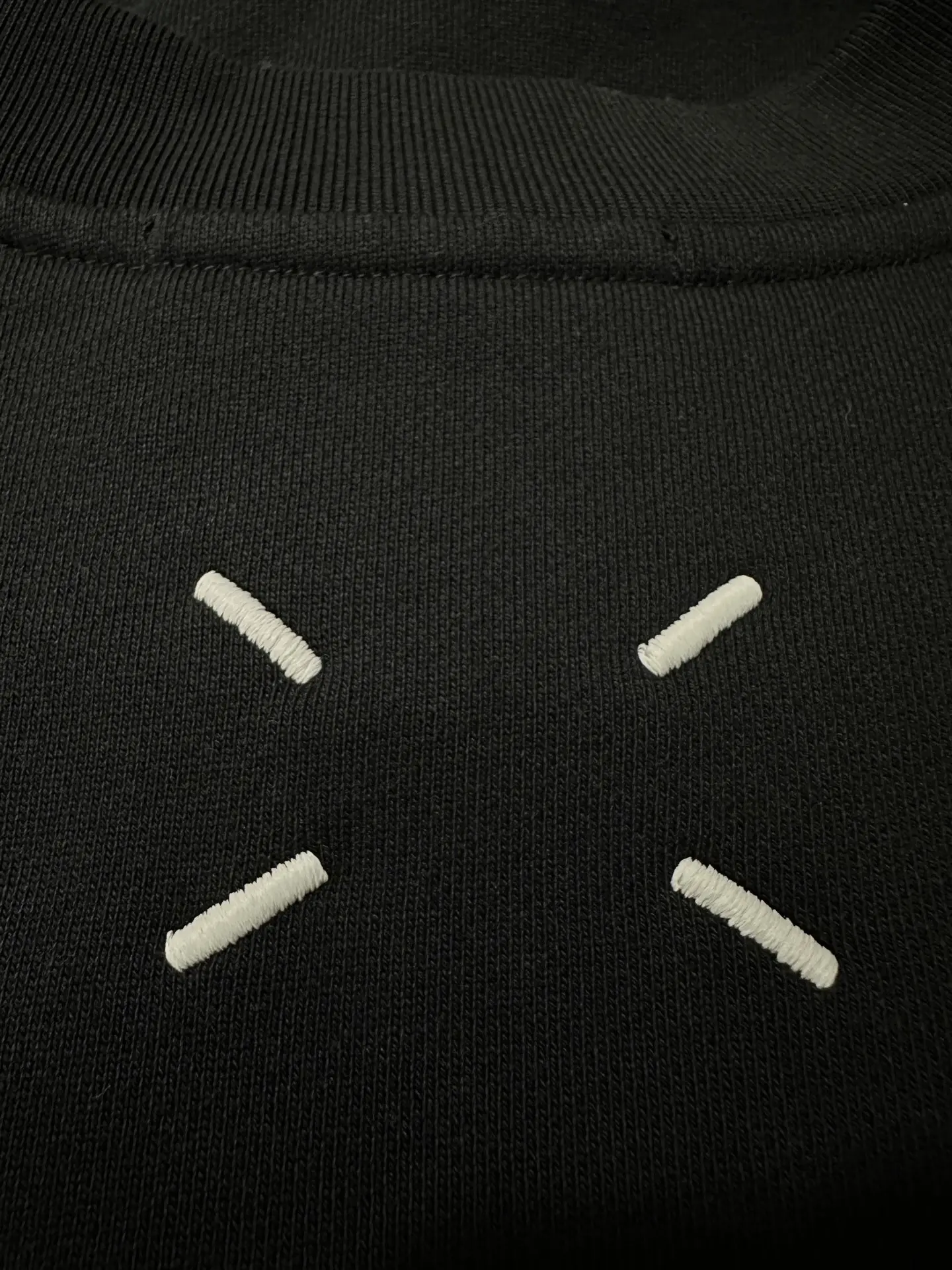 MM6 Maison Margiela Four-Stitch Crew-Neck Sweatshirt D25020523 — view 7