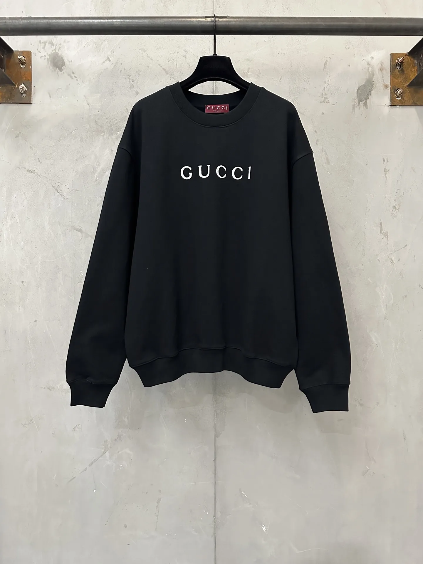 Logo Print Heavyweight Cotton Sweatshirt D25020455