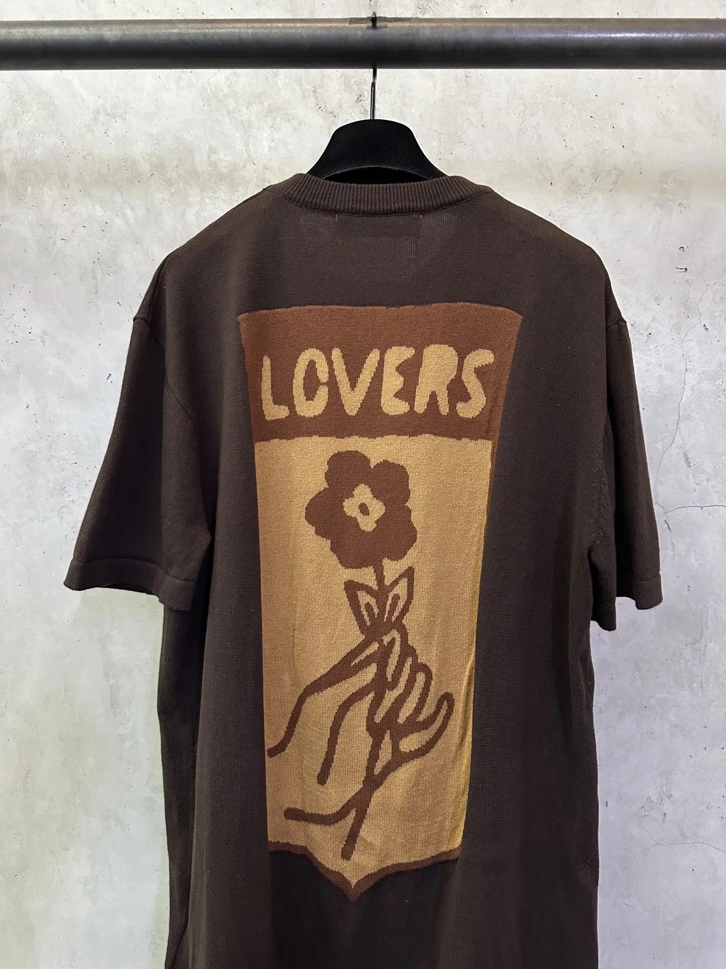 Trunk Jacquard Cotton Knit T-Shirt D27012485 — view 5