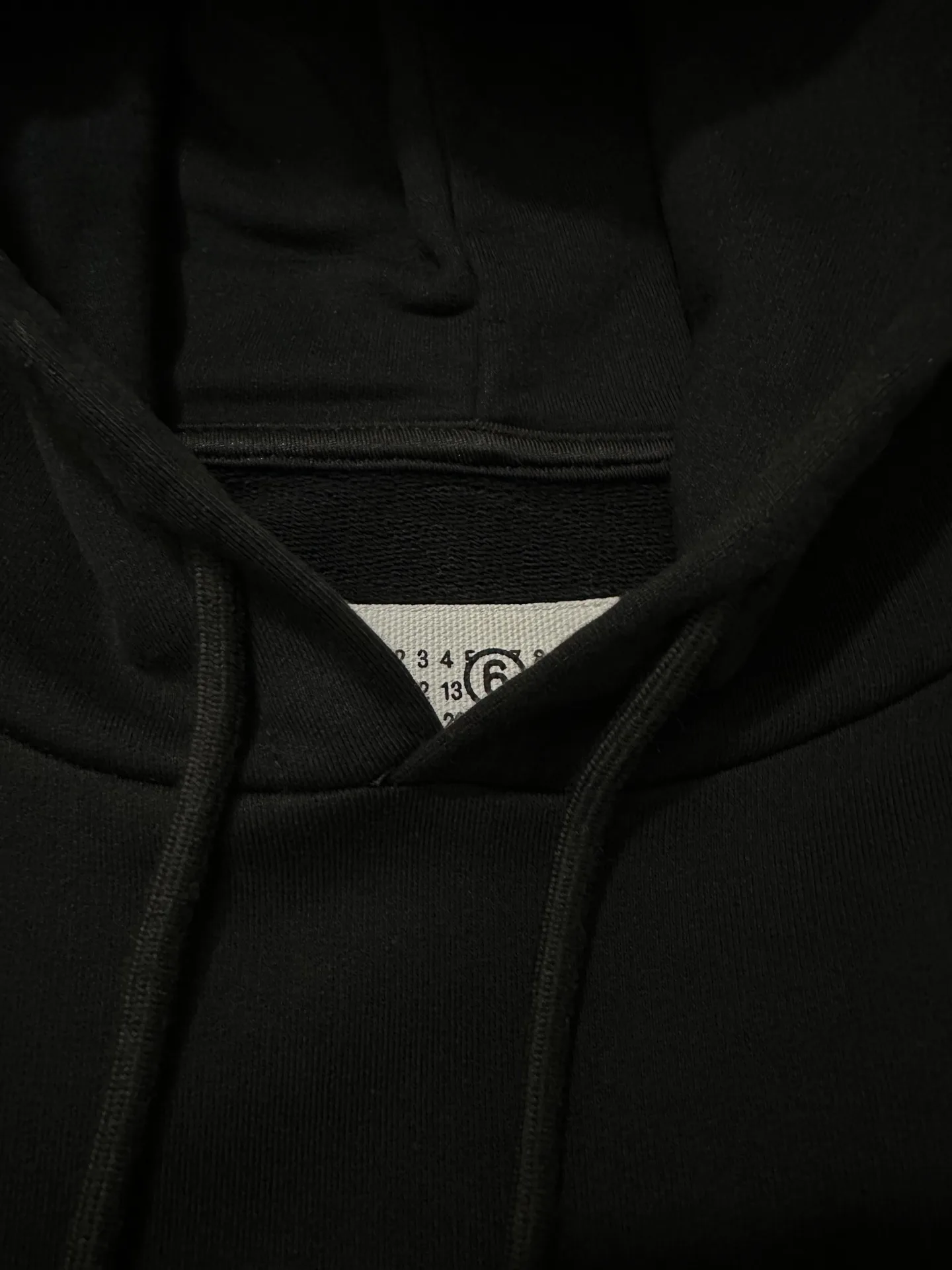 MM6 Maison Margiela Number 6 Logo Hoodie D27020656 — view 6