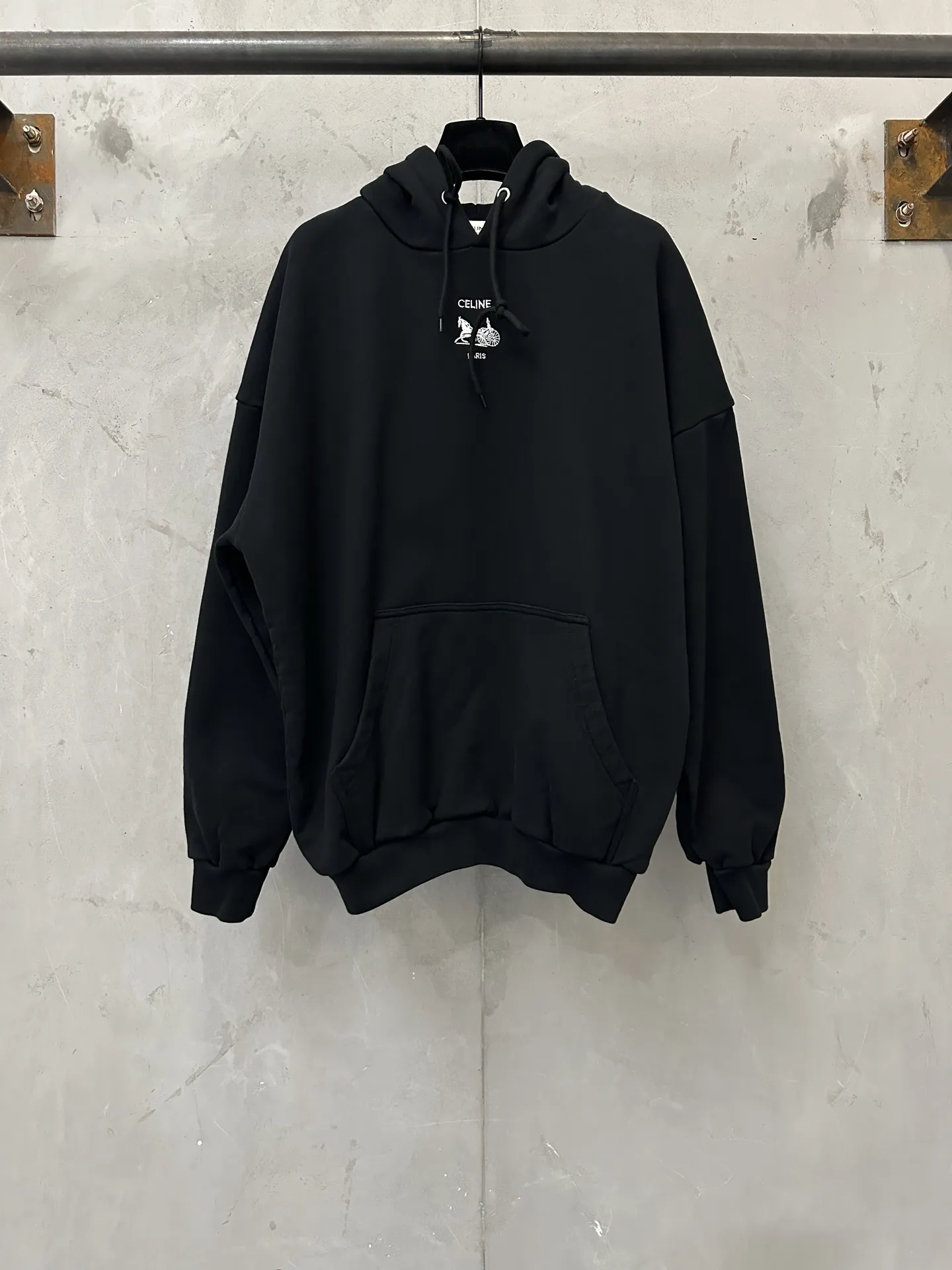 Triomphe Carriage Logo Embroidered Hoodie D28018854