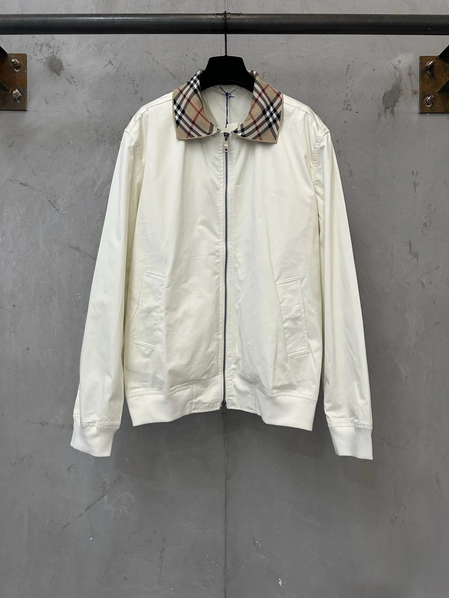 Glenfields Check-Collar Harrington Jacket D29023715