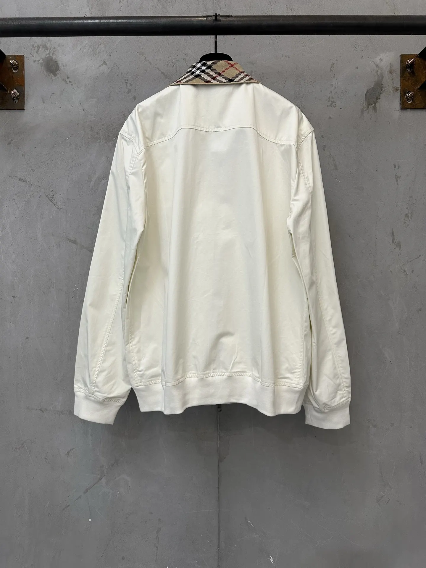 Glenfields Check-Collar Harrington Jacket D29023715 — view 2