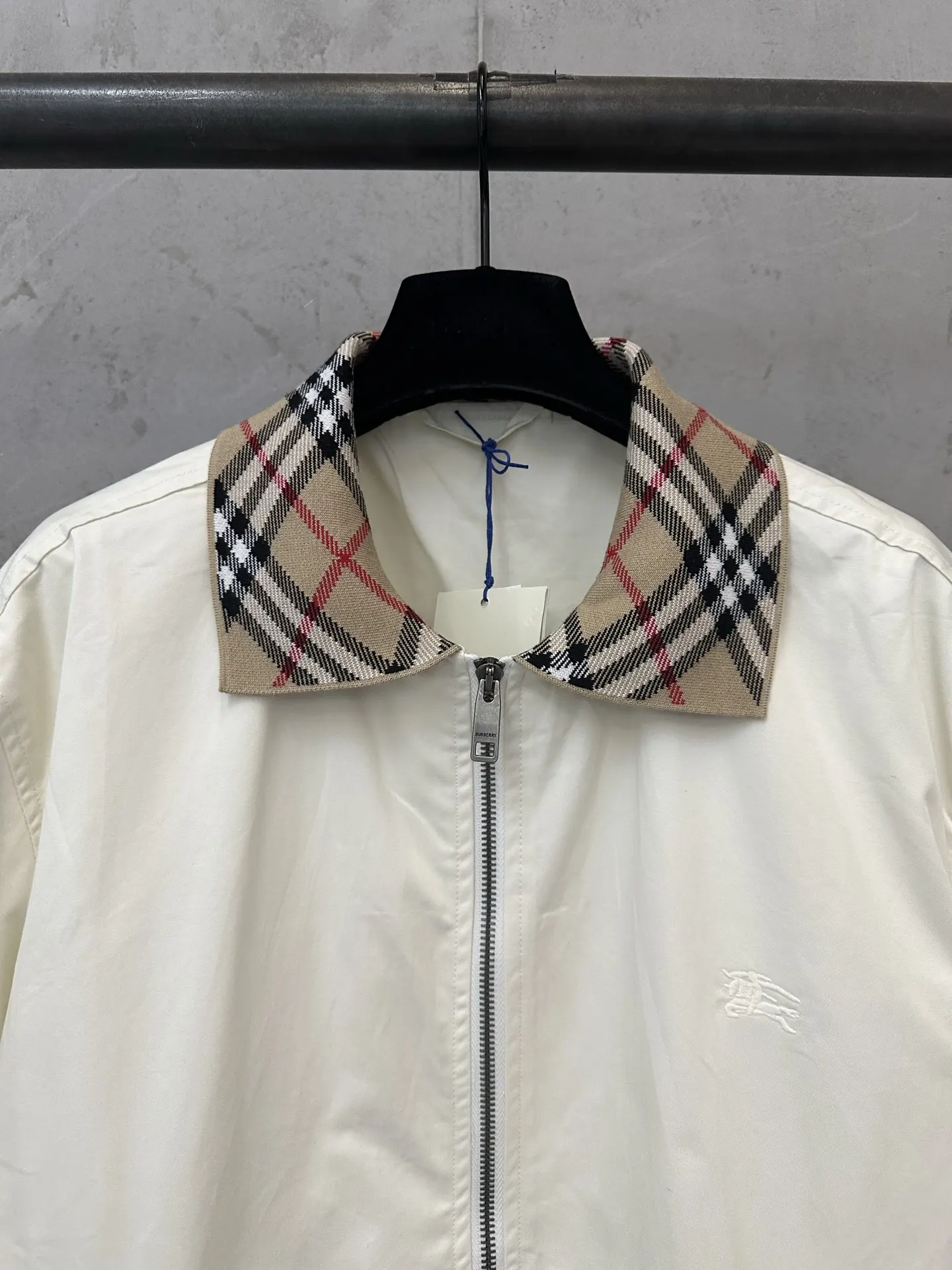 Glenfields Check-Collar Harrington Jacket D29023715 — view 5