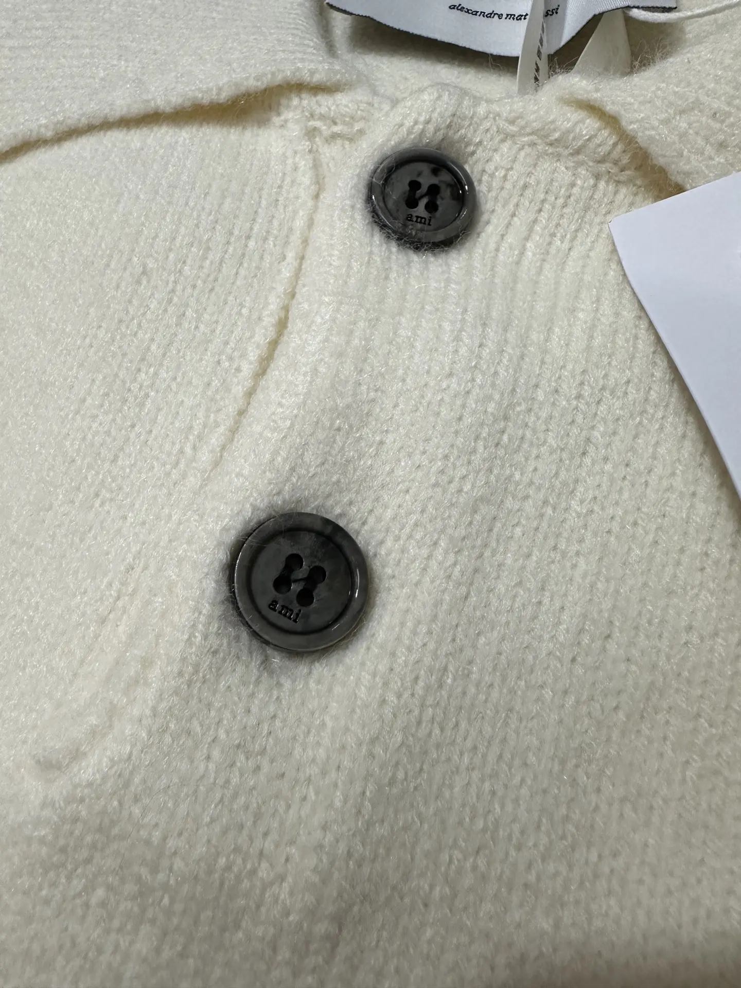 Ami de Cœur Alpaca-Blend Knitted Polo Sweater D30023097 — view 8