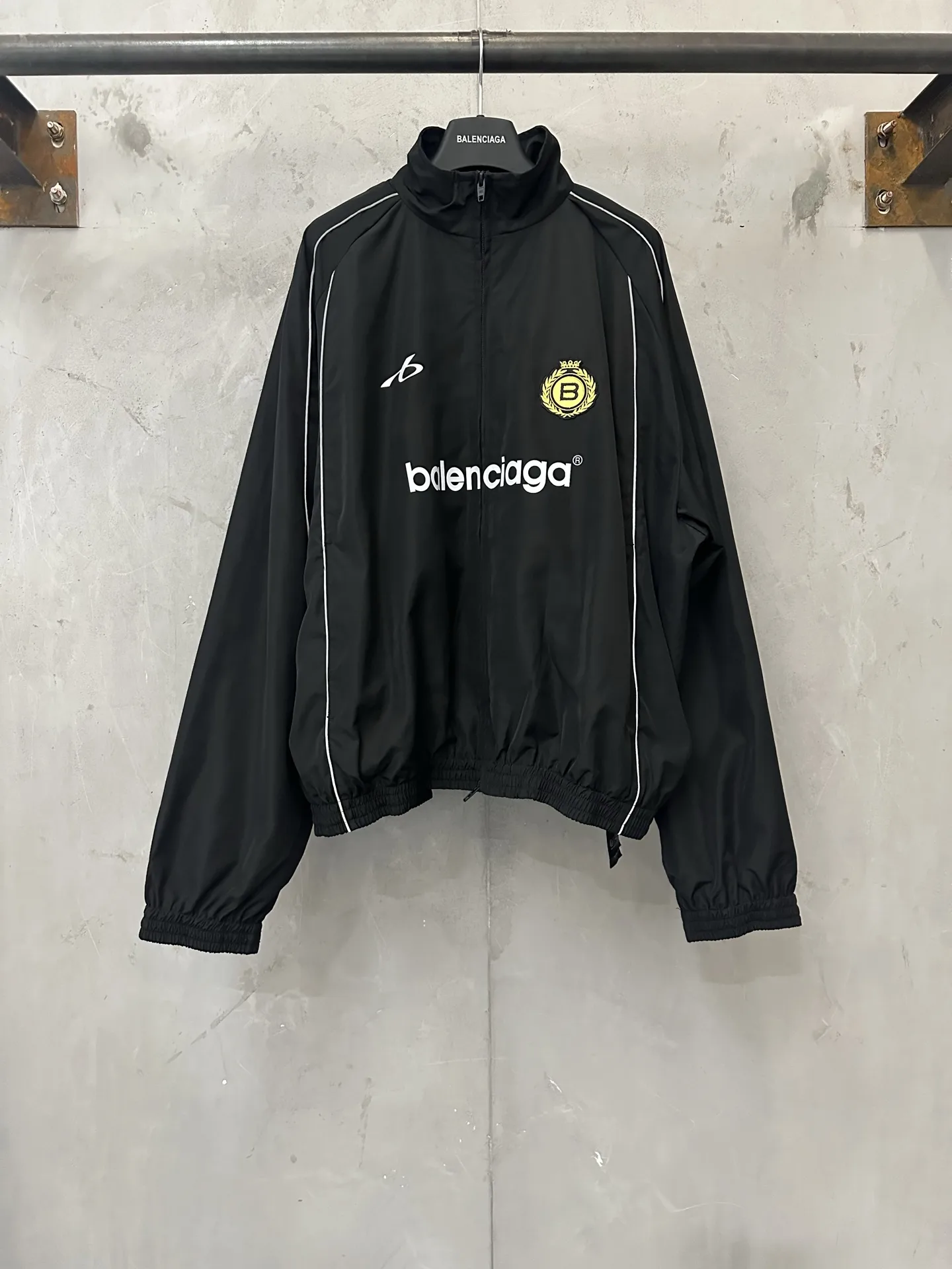 Logo-Print Reflective Trim Track Jacket D33022214