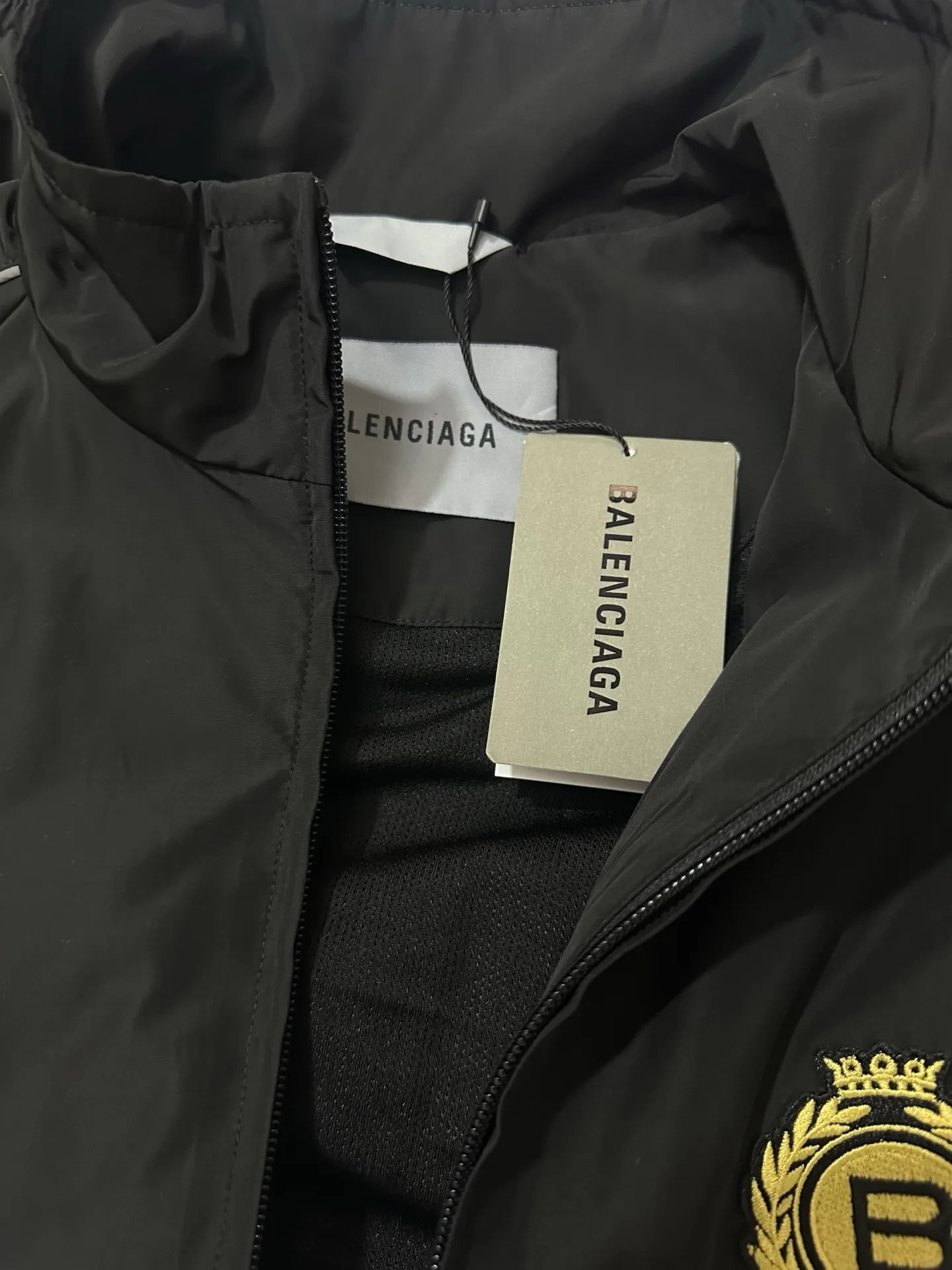 Logo-Print Reflective Trim Track Jacket D33022214 — view 6