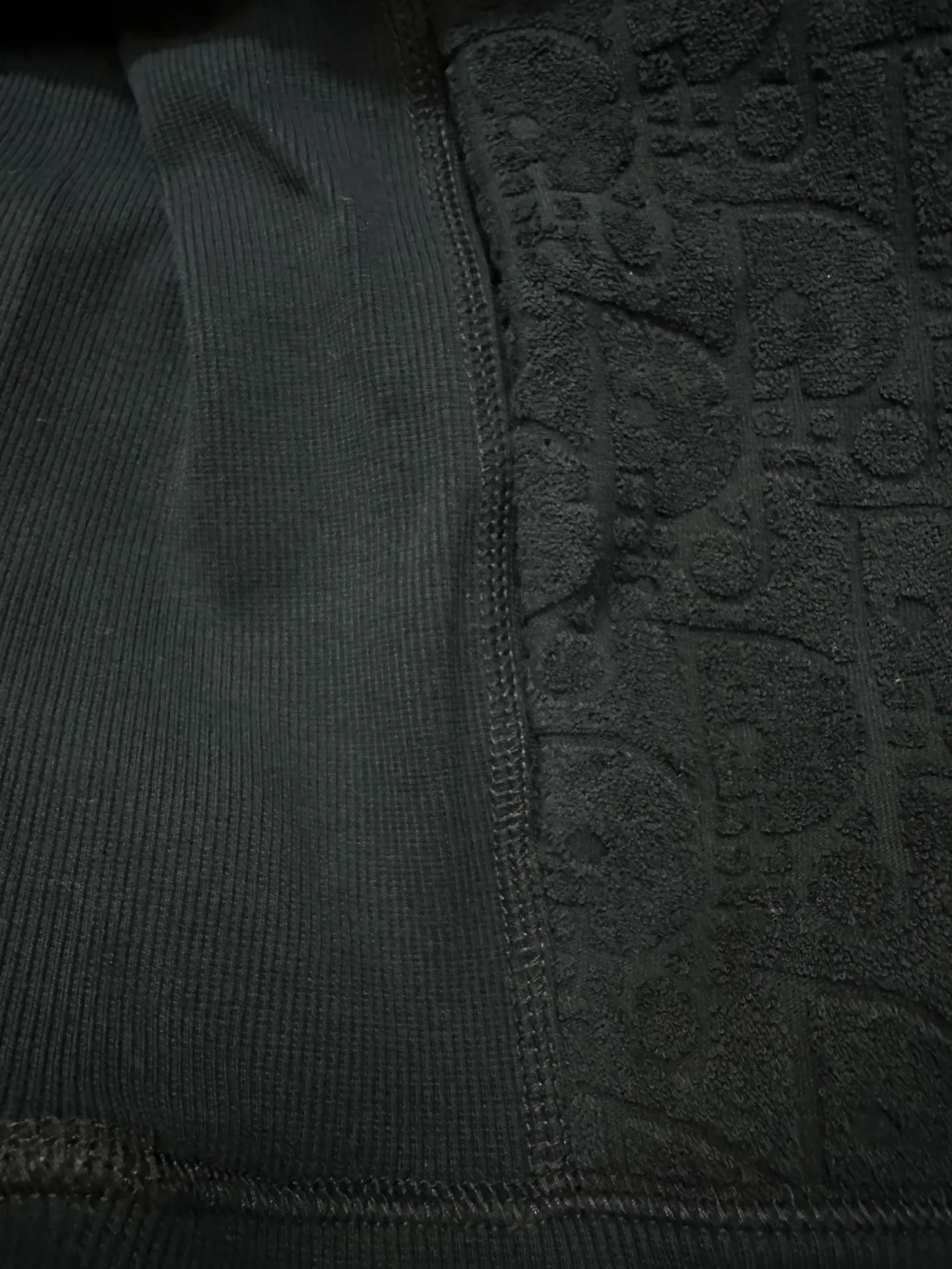 Oblique Jacquard Cotton-Terry Hoodie D33020513 — view 8