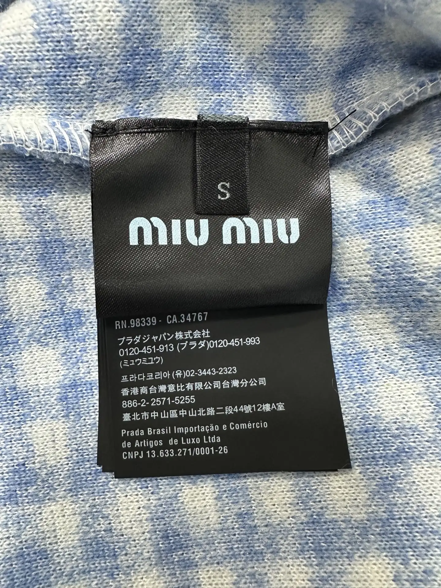 Embroidered Gingham Fleece Zip-Up Jacket D37022269 — view 11
