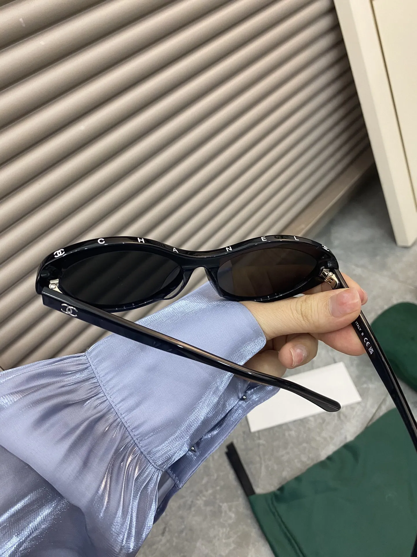 Chanel Cat-Eye Logo Sunglasses D20018525 — view 8