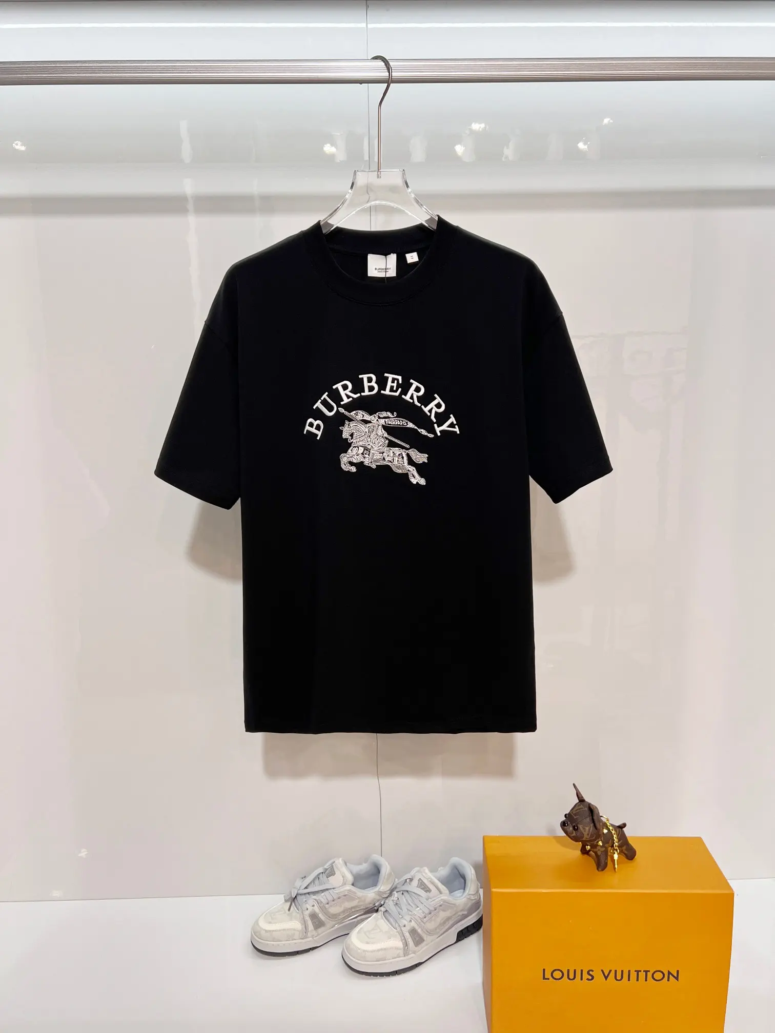Embroidered EKD Logo Cotton T-Shirt D13014916