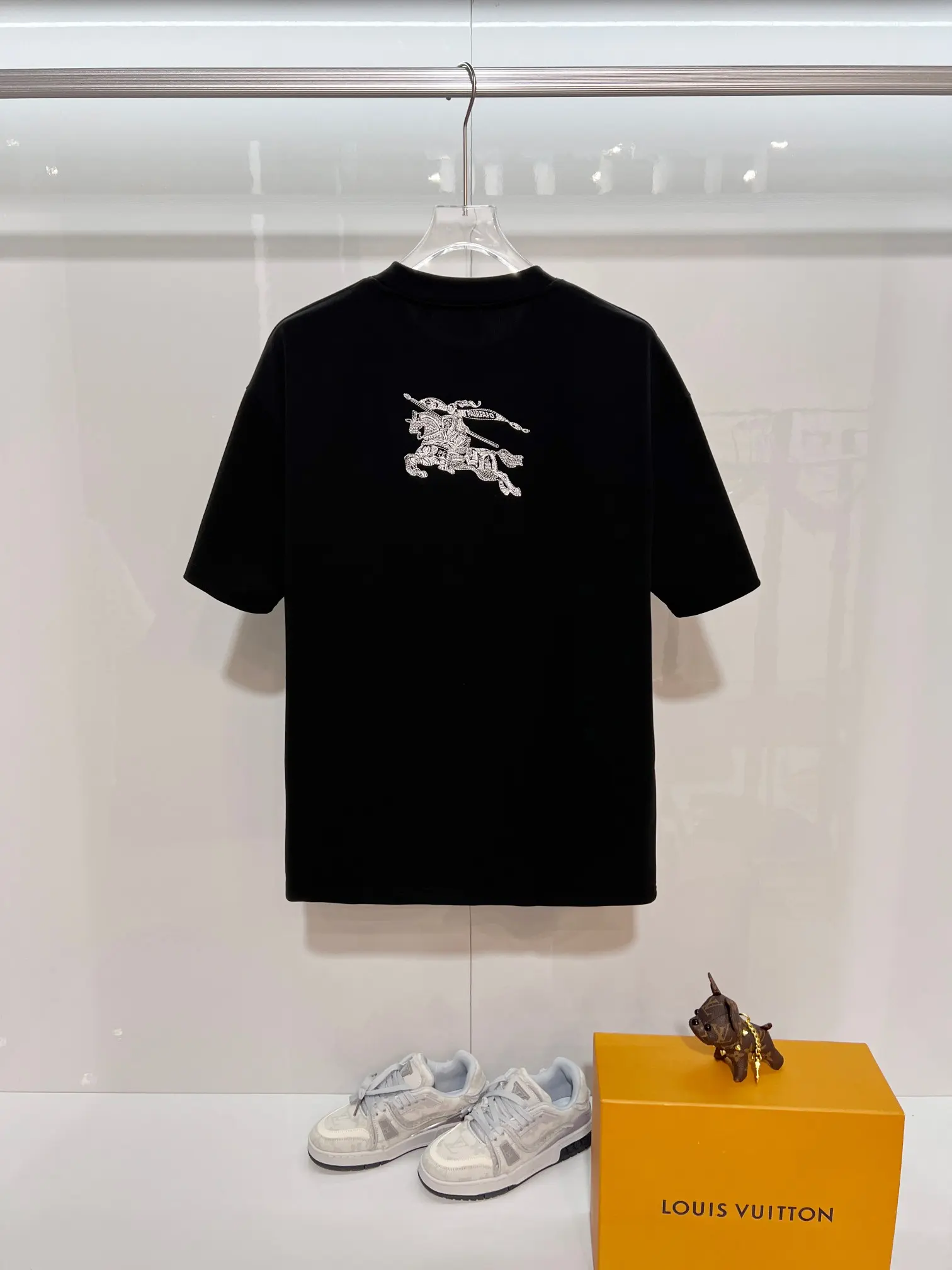 Embroidered EKD Logo Cotton T-Shirt D13014916 — view 2