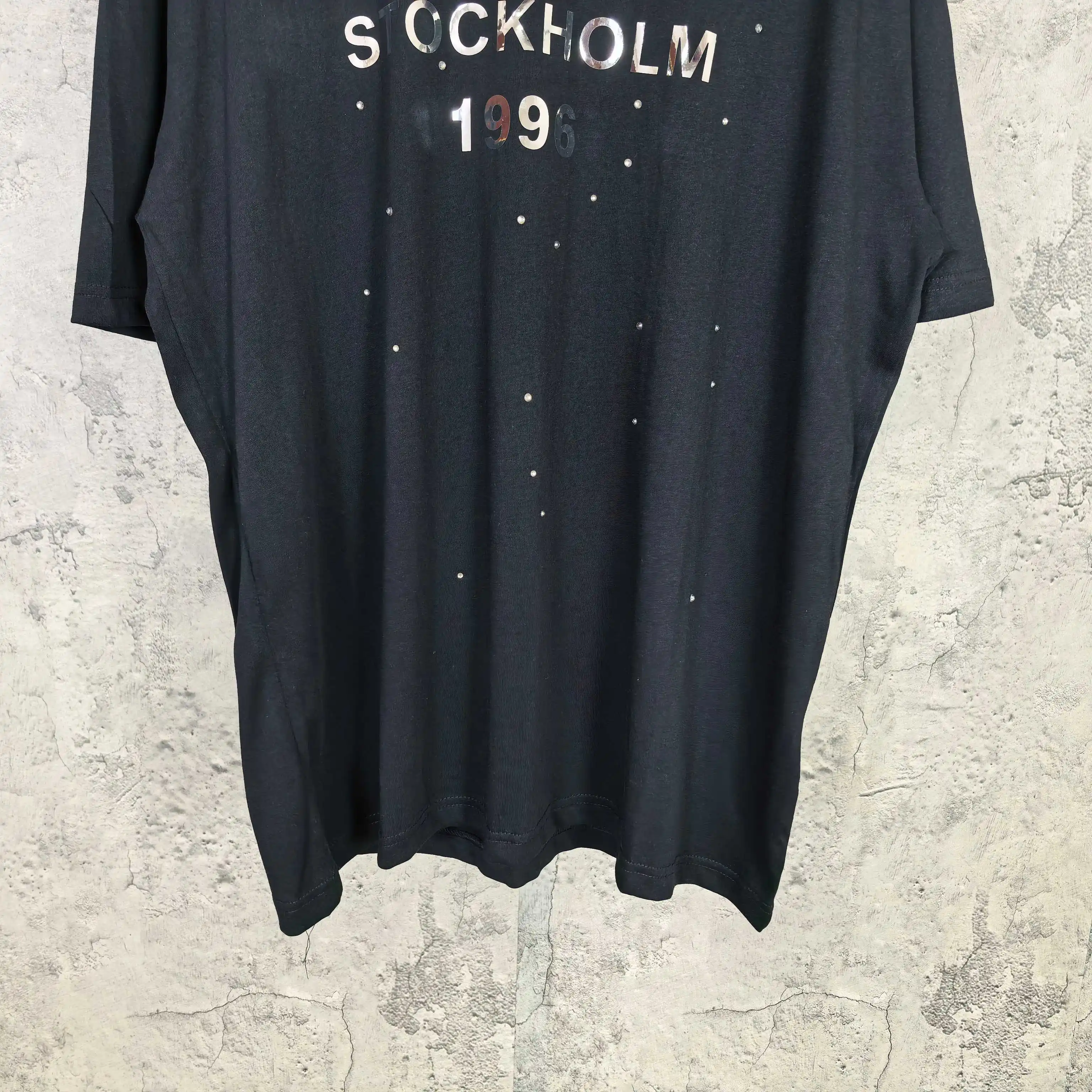 Acne Studios 1996 Rhinestone Logo T-Shirt D14023234 — view 10