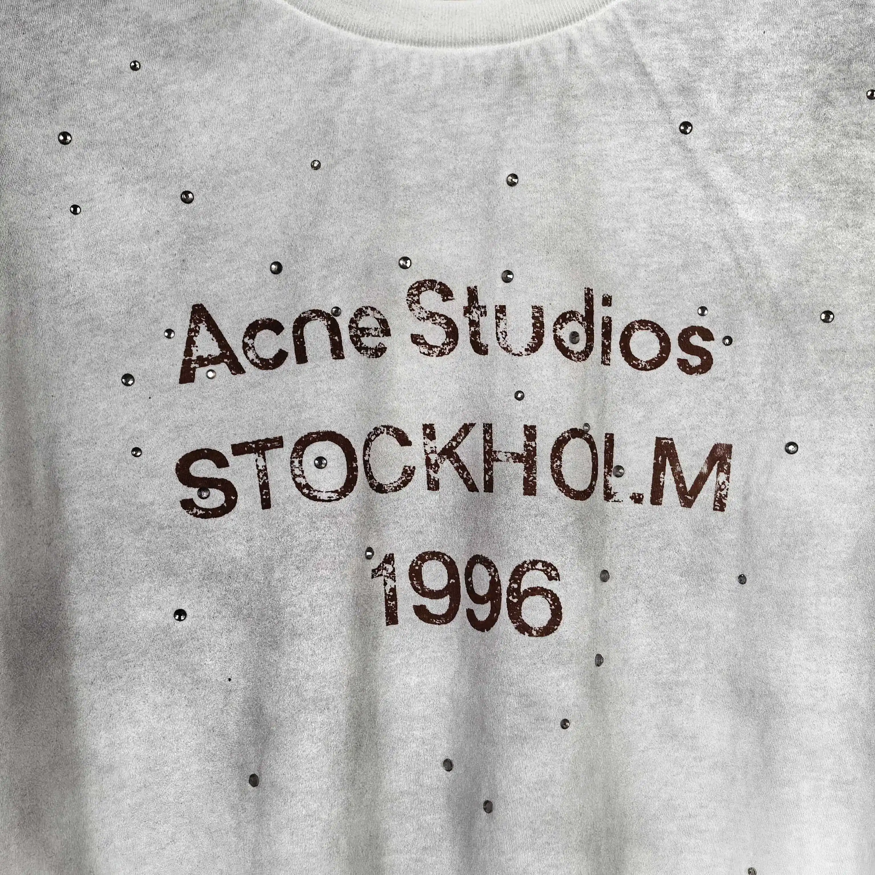 1996 Logo Rhinestone Distressed T-Shirt D14523233 — view 8