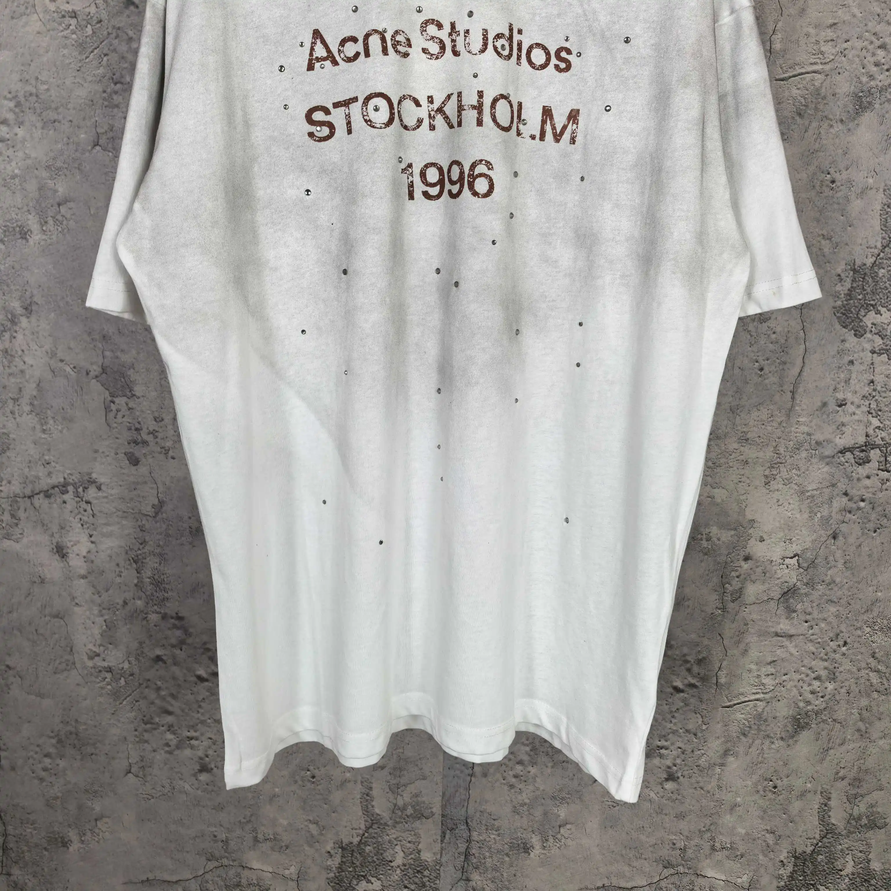 1996 Logo Rhinestone Distressed T-Shirt D14523233 — view 10