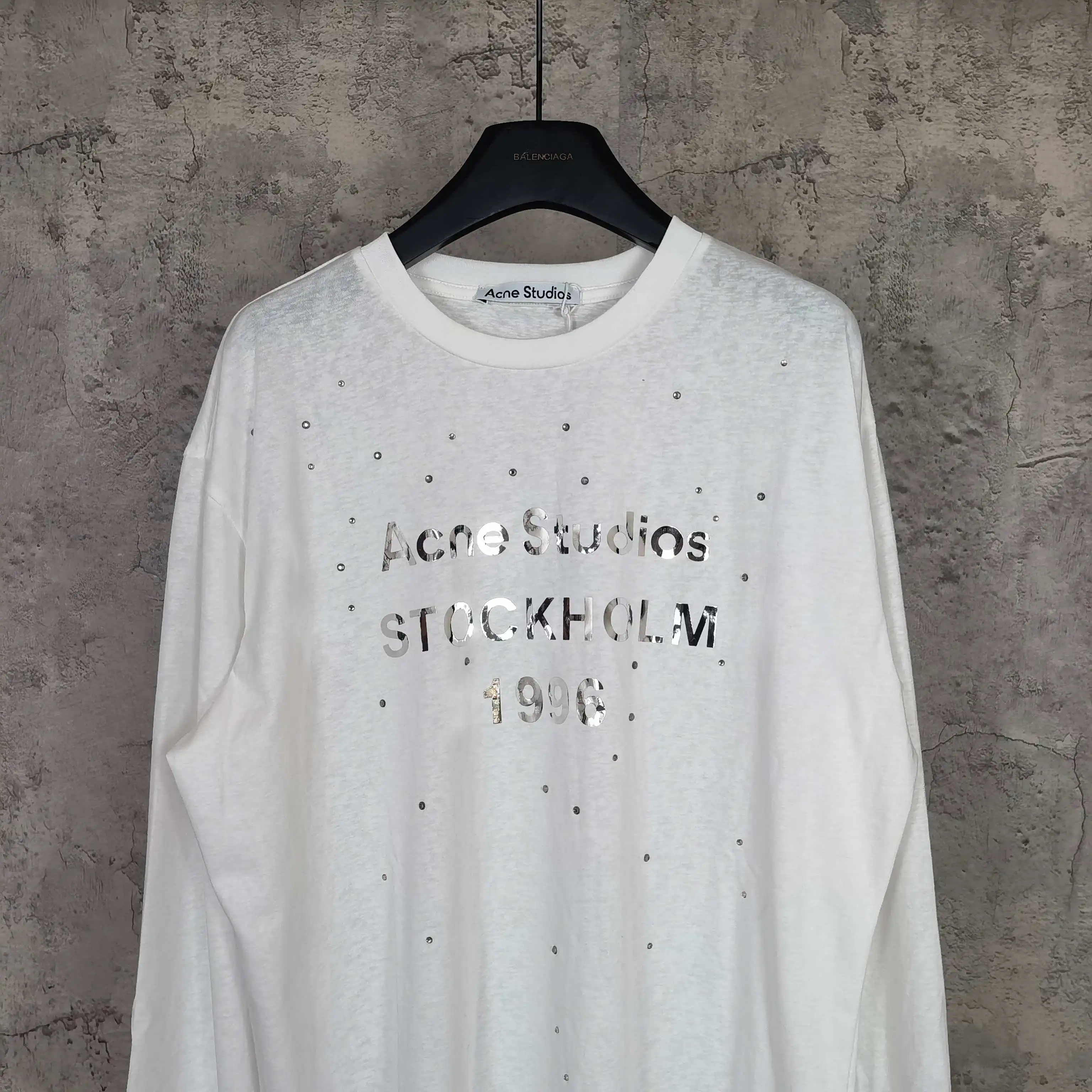 1996 Rhinestone Logo Long-Sleeve T-Shirt D14523237 — view 3