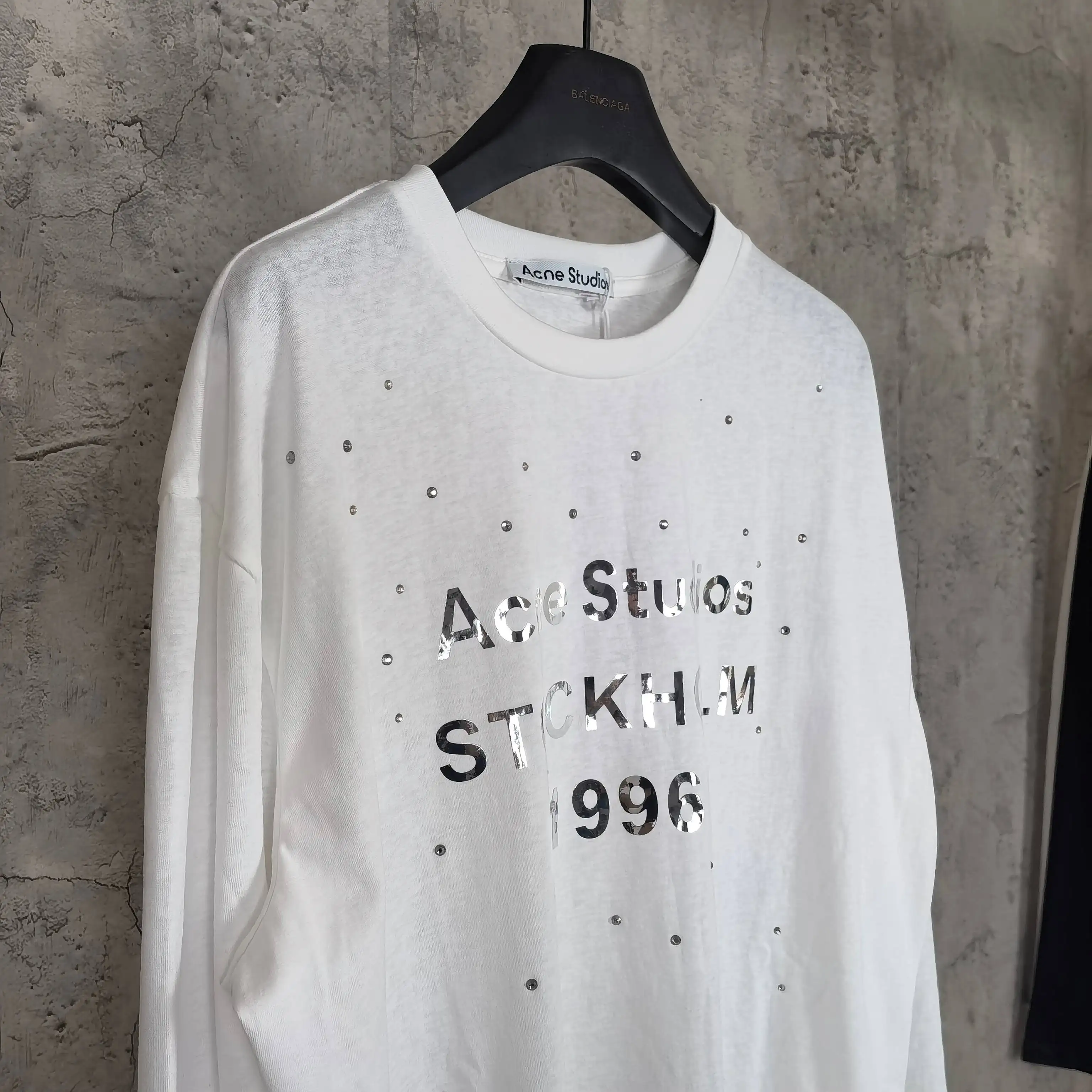 1996 Rhinestone Logo Long-Sleeve T-Shirt D14523237 — view 7