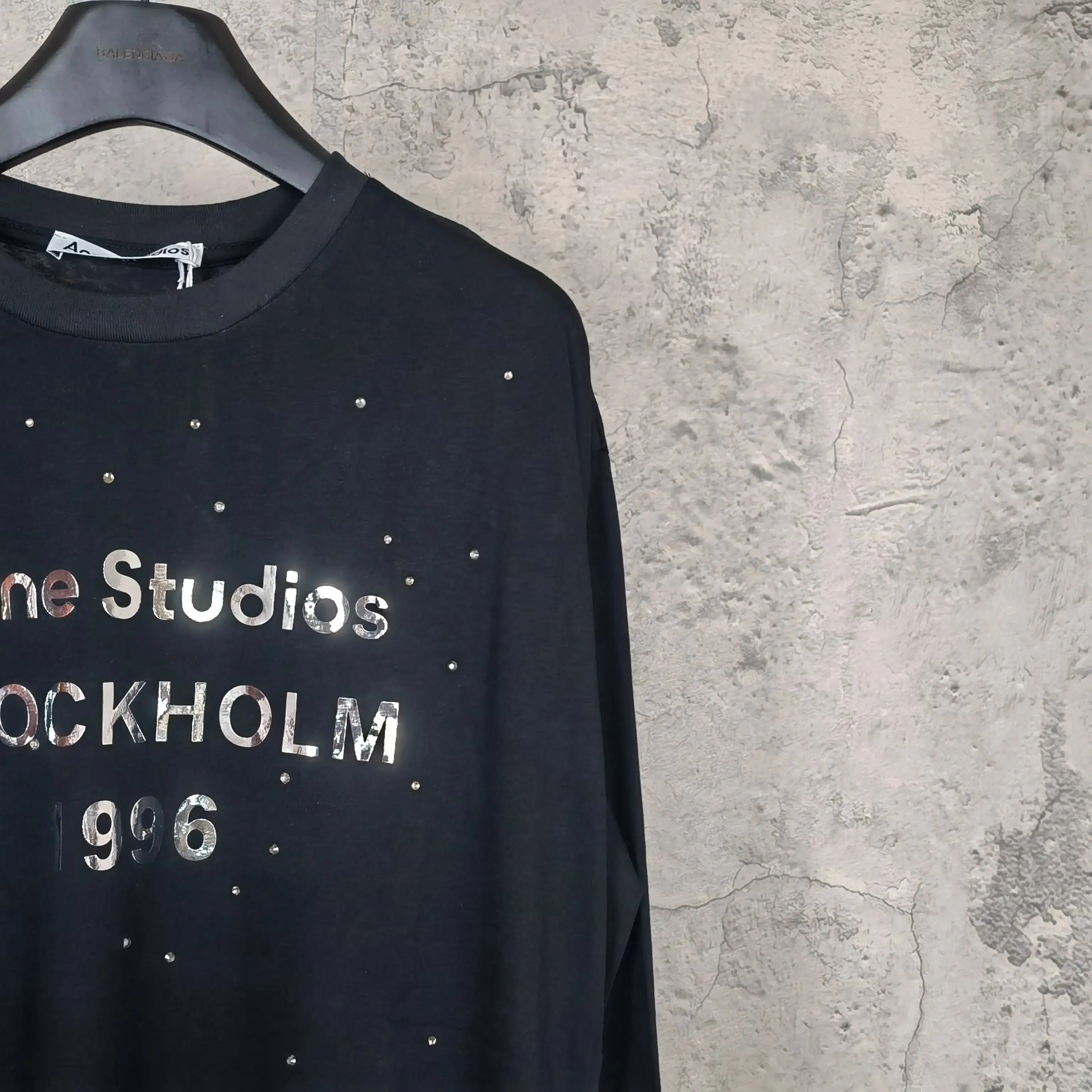1996 Rhinestone Logo Long-Sleeve T-Shirt D14523236 — view 9