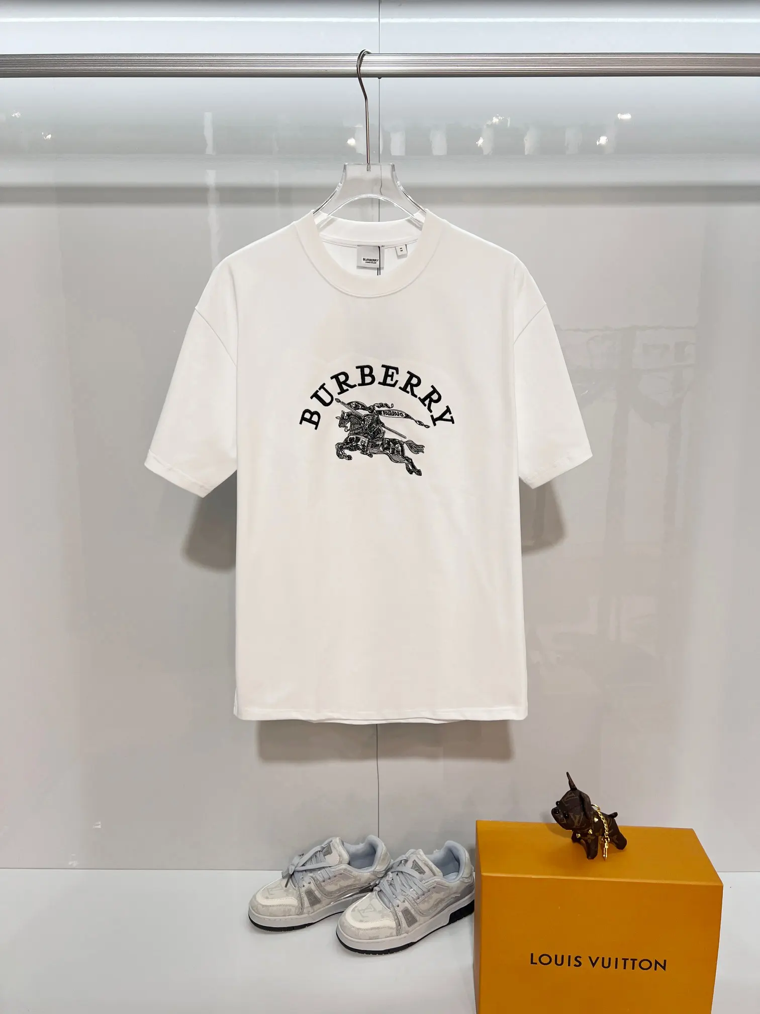Embroidered EKD Logo Cotton T-Shirt D18014533