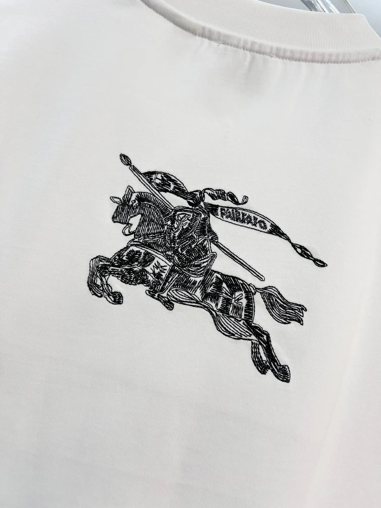 Embroidered EKD Logo Cotton T-Shirt D18014533 — view 7