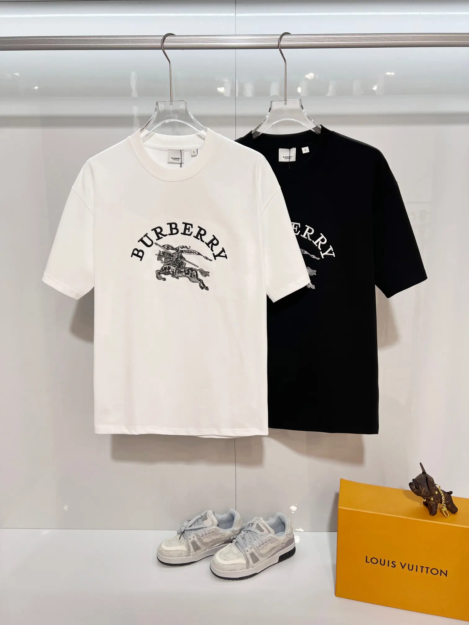 Embroidered EKD Logo Cotton T-Shirt D18014533 — view 11