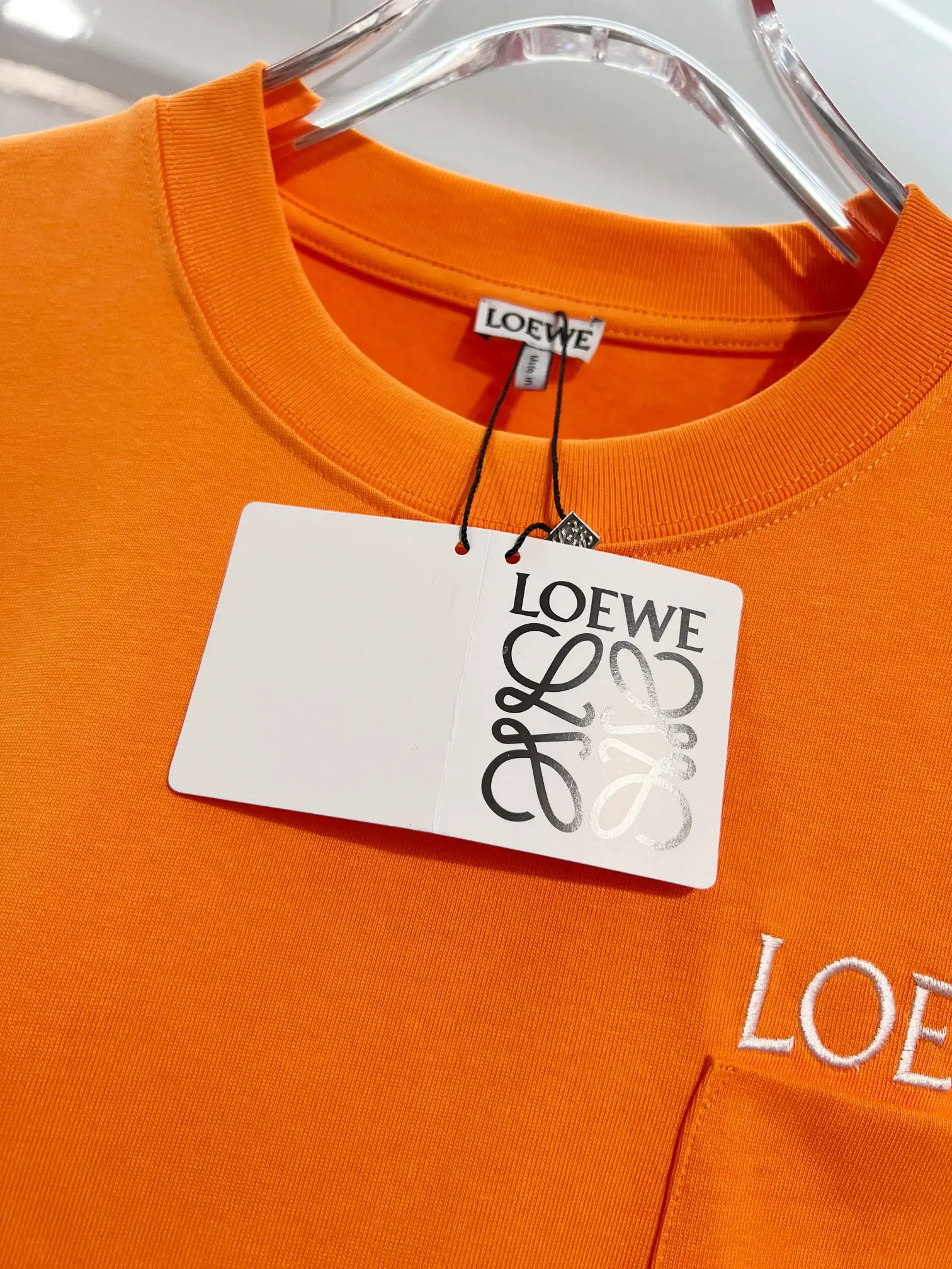 Logo-Embroidered Cotton Pocket T-Shirt D18014529 — view 4