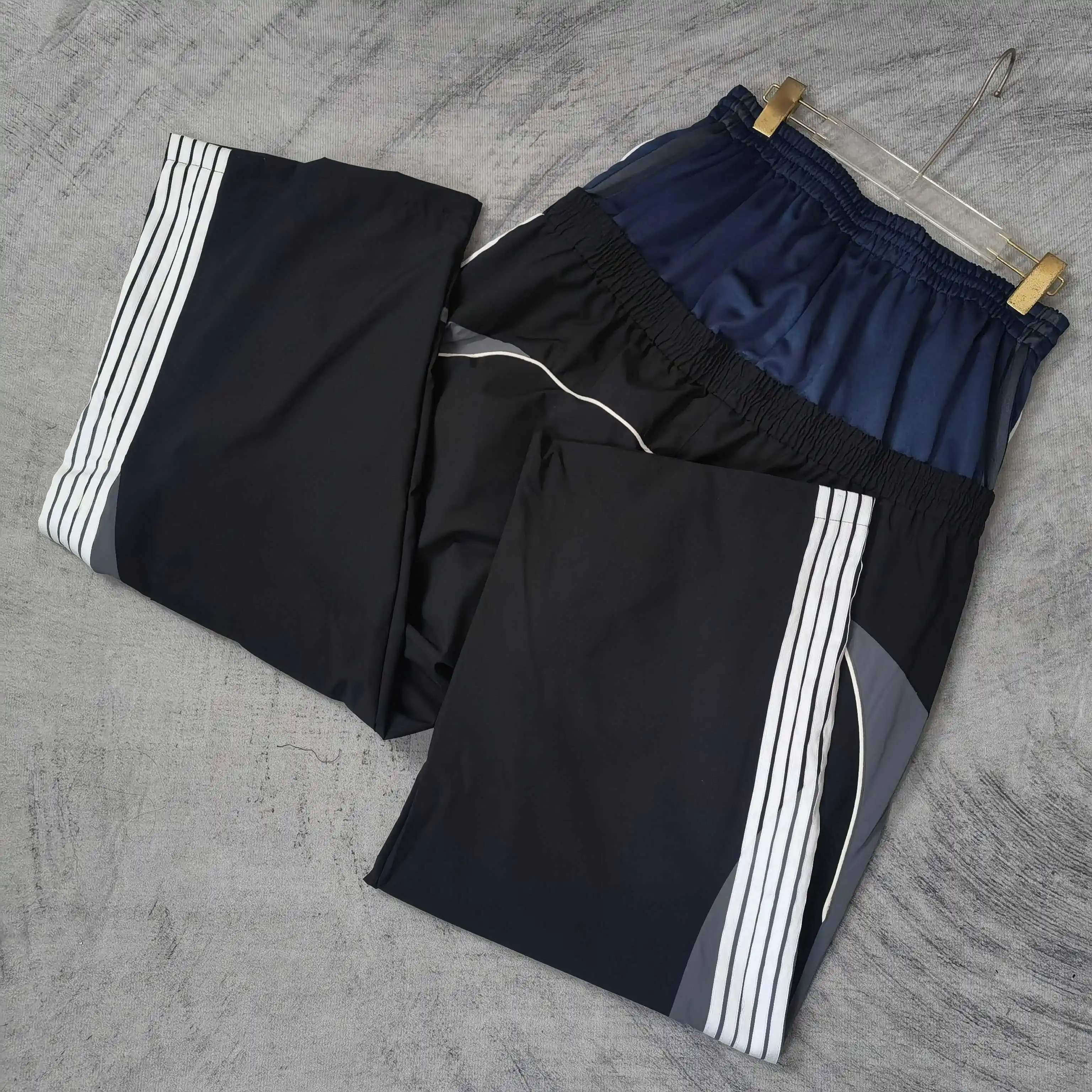 Cut-Up Double-Waistband Tracksuit Pants D22523189 — view 5