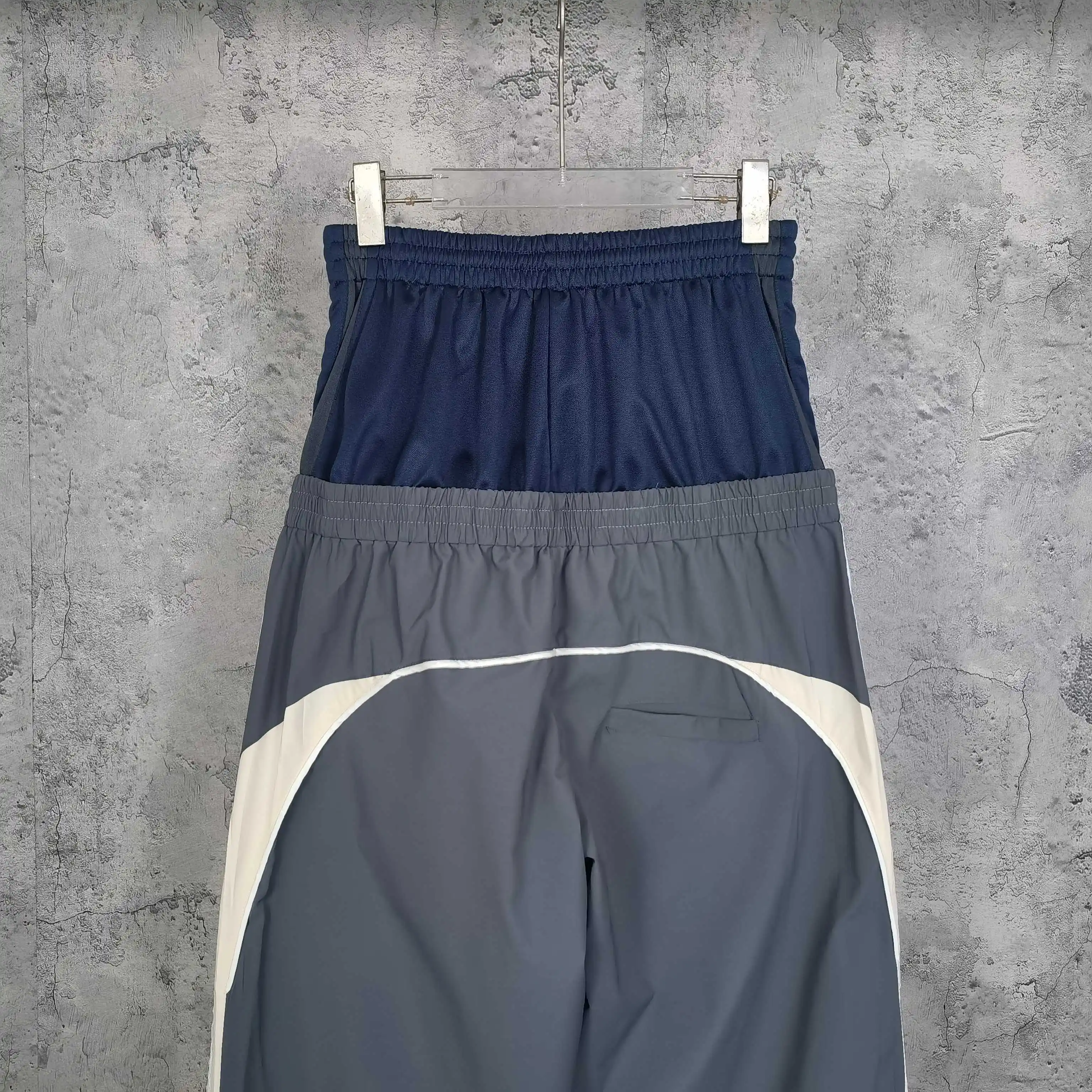 Cut-Up Double-Waistband Tracksuit Pants D22523190 — view 6