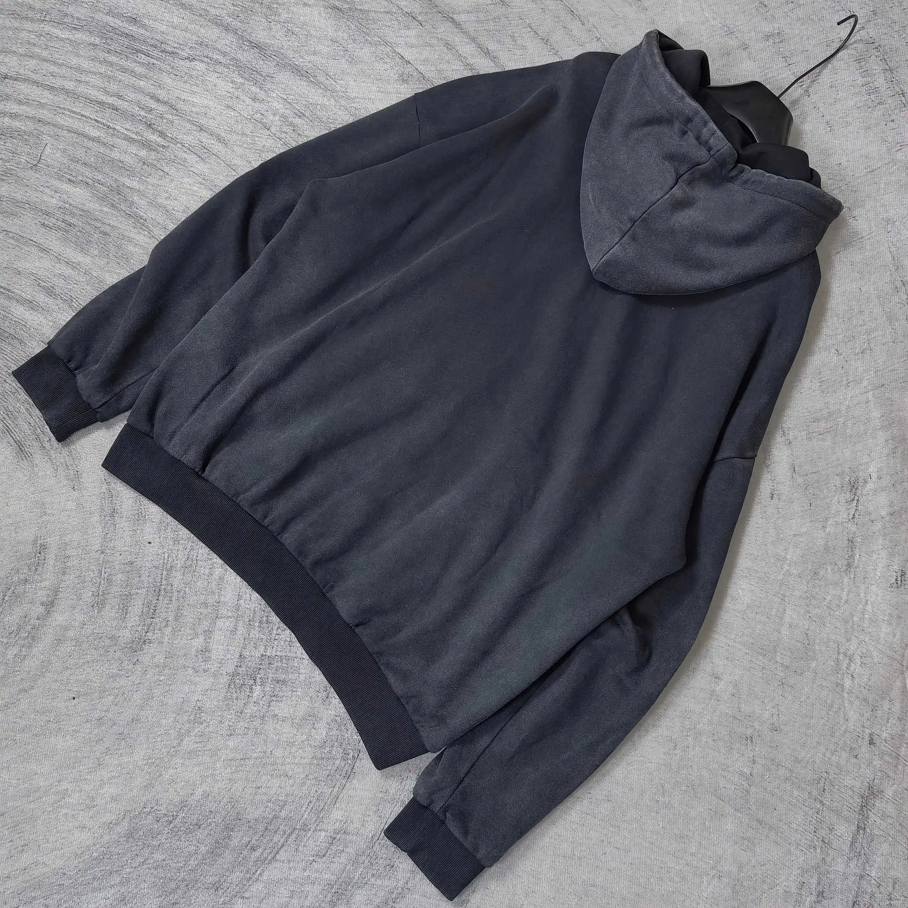Oversized Embroidered Zip-Up Hoodie D24023164 — view 5