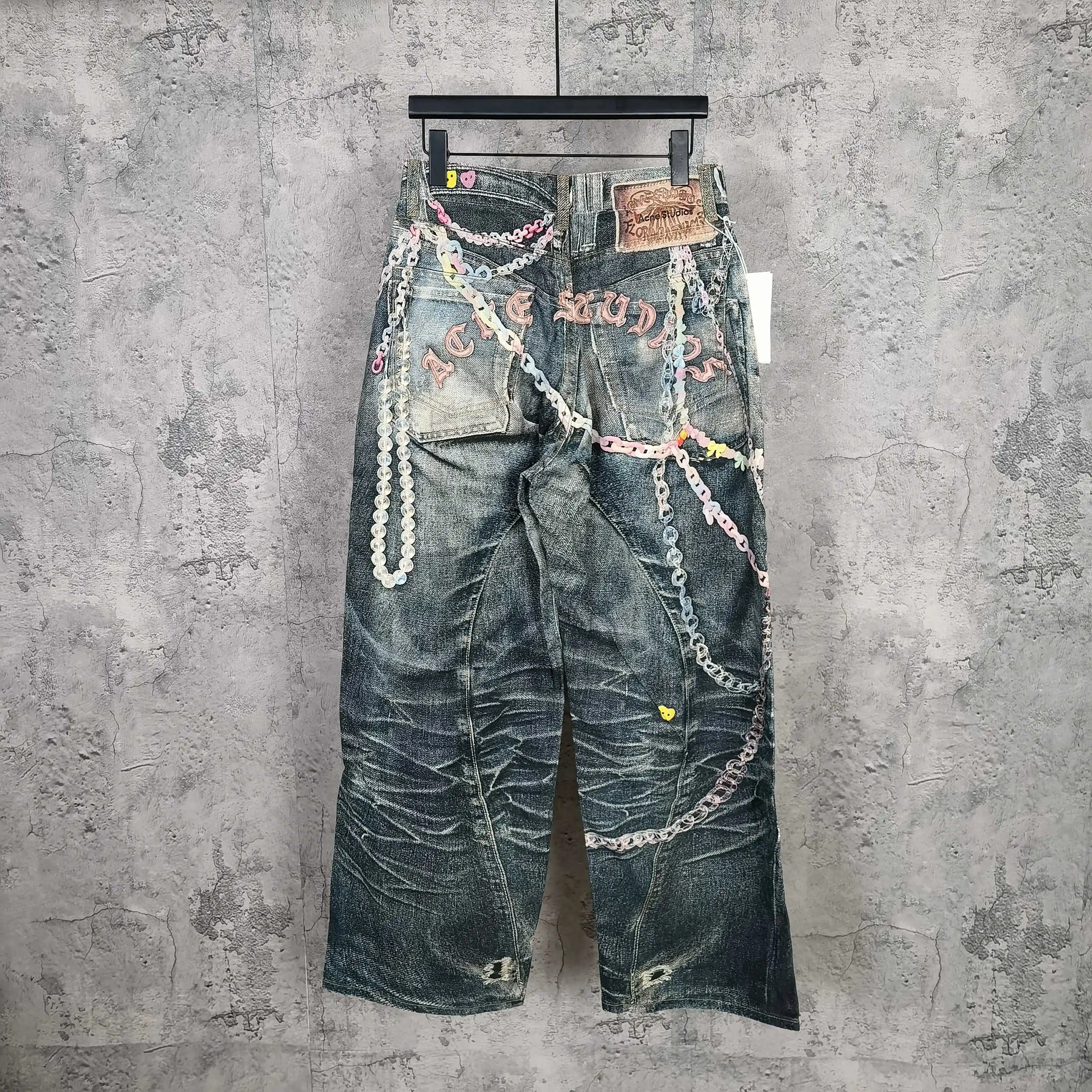 1981 Trompe L'oeil Candy Print Wide-Leg Jeans D25523201 — view 2