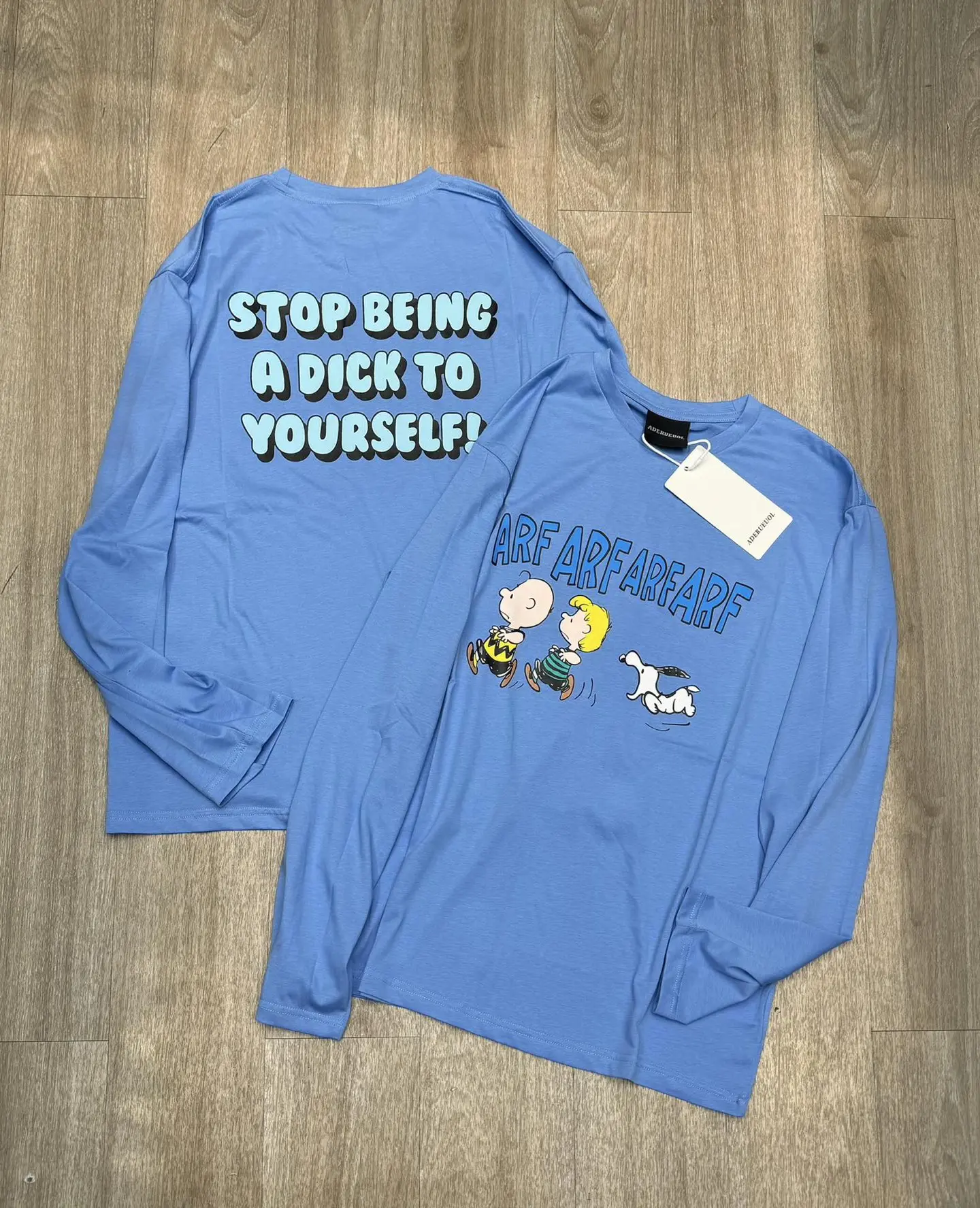 Graphic Print Long-Sleeve T-Shirt D6915708