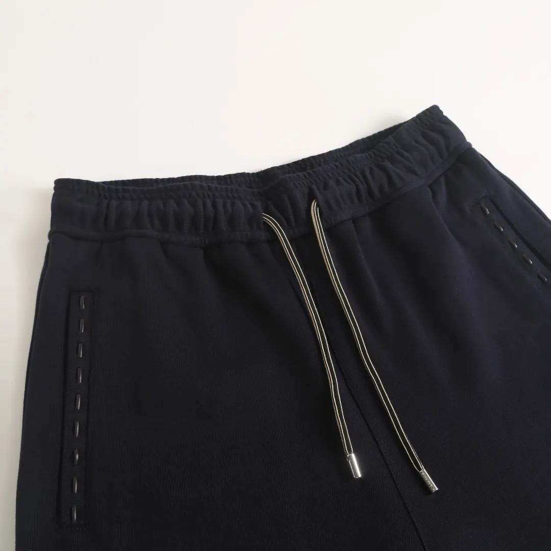 Logo-Patch Cotton Jersey Drawstring Shorts D14520382 — view 4