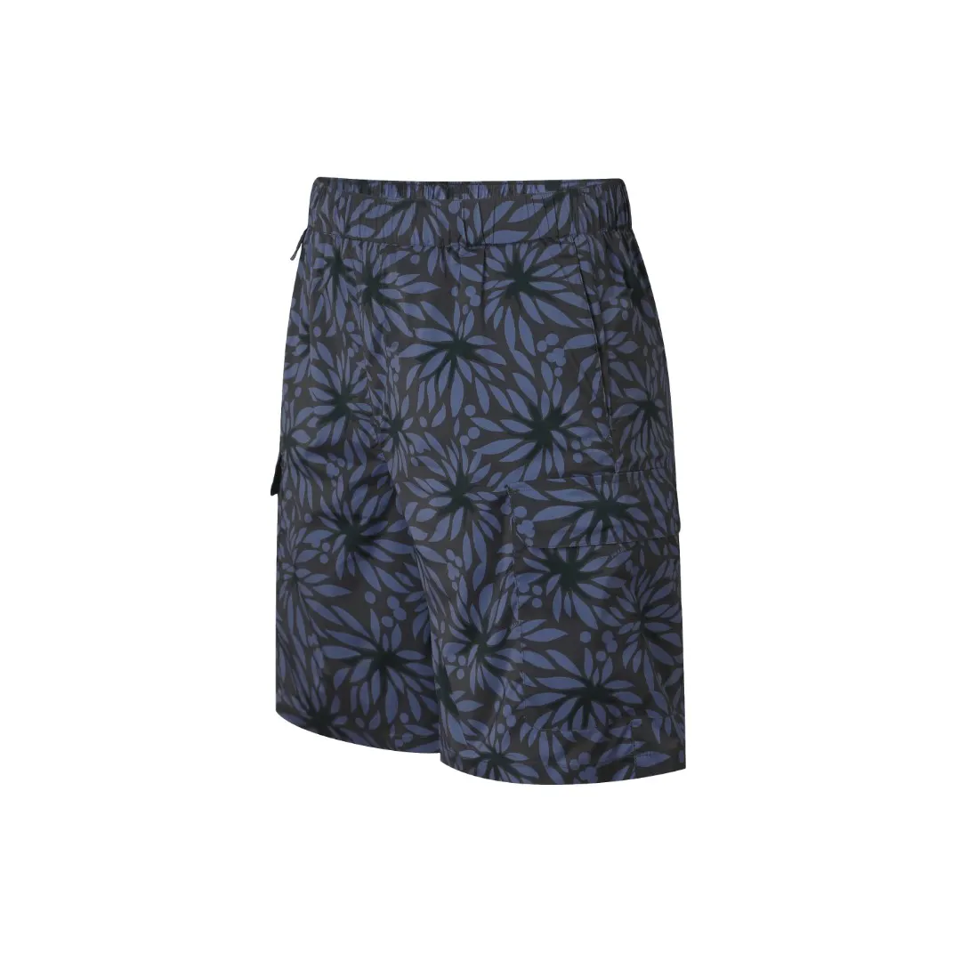 Floral-Print Water-Repellent Nylon Shorts D15520381 — view 2