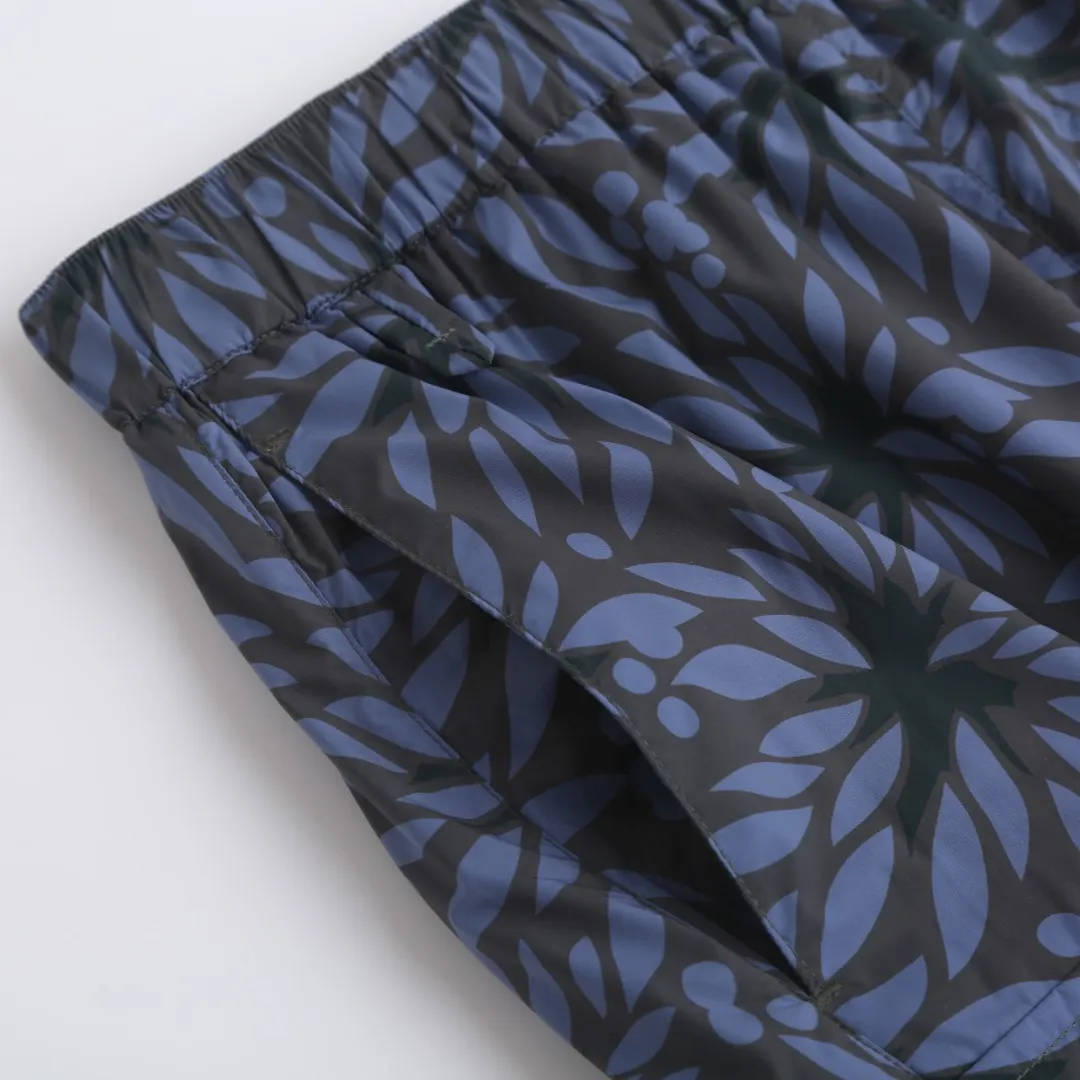 Floral-Print Water-Repellent Nylon Shorts D15520381 — view 4