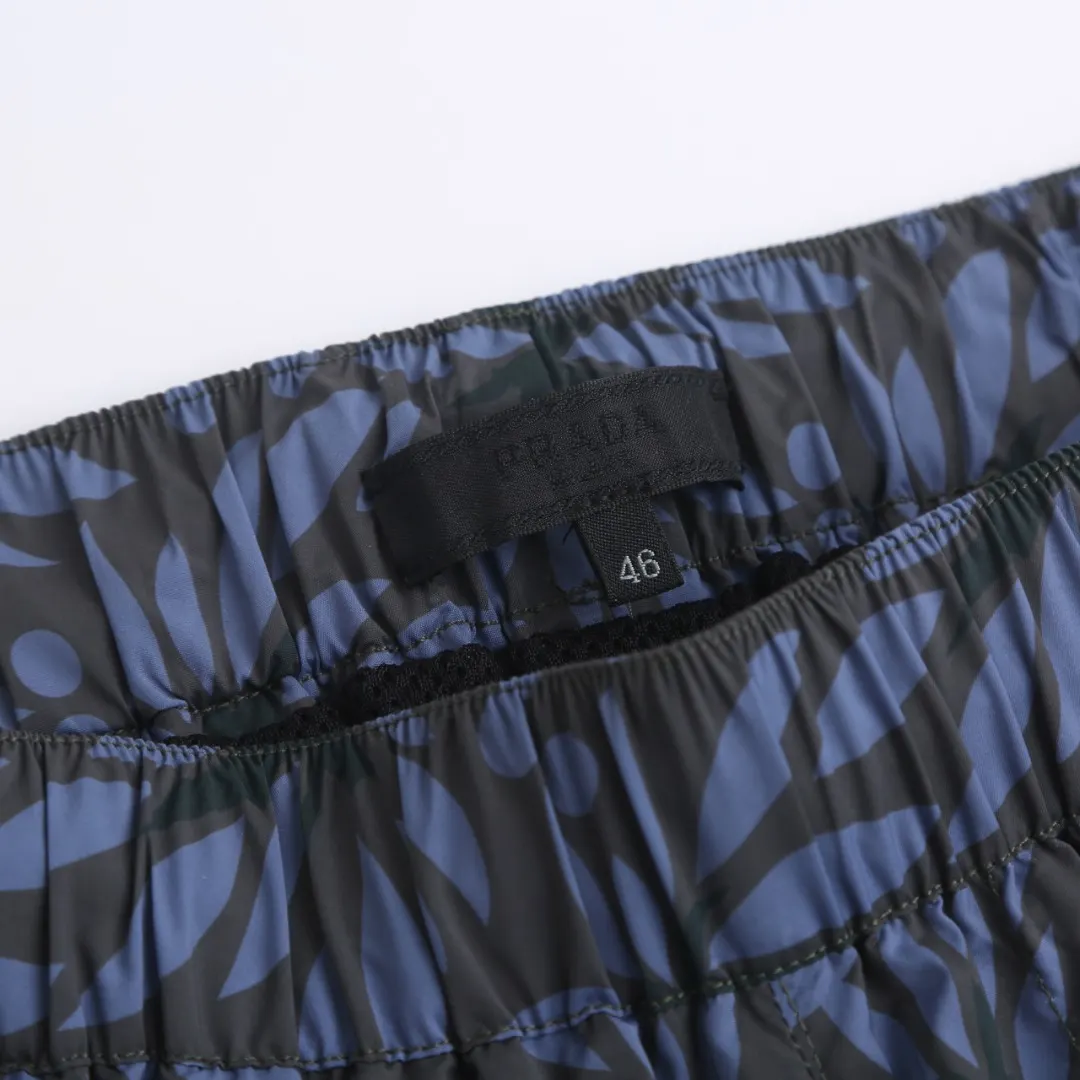 Floral-Print Water-Repellent Nylon Shorts D15520381 — view 8