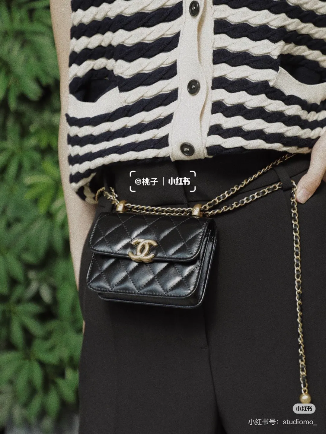 Chanel Quilted Mini Belt Bag D25518089