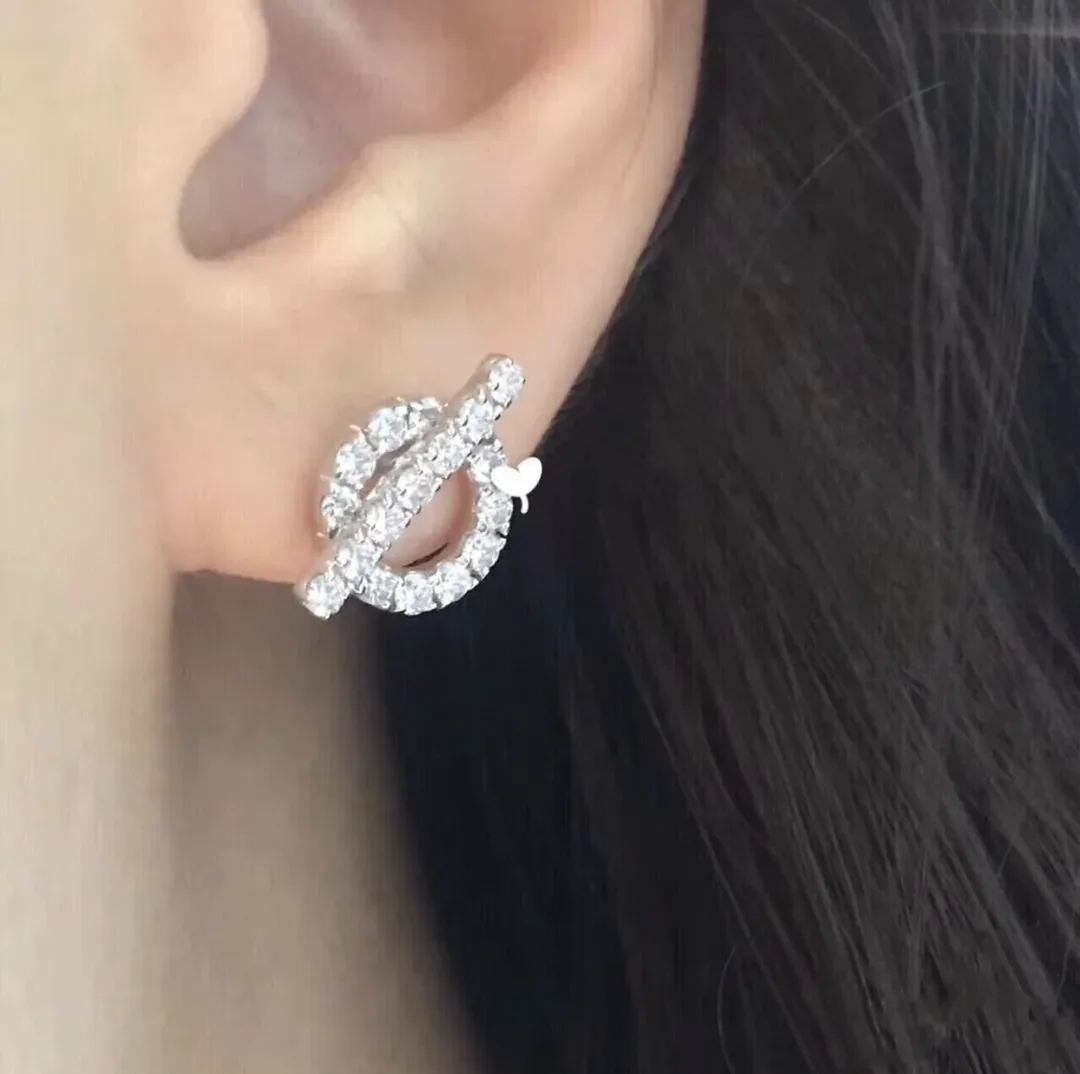 Croisette Crystal-Embellished Stud Earrings D17017503 — view 8