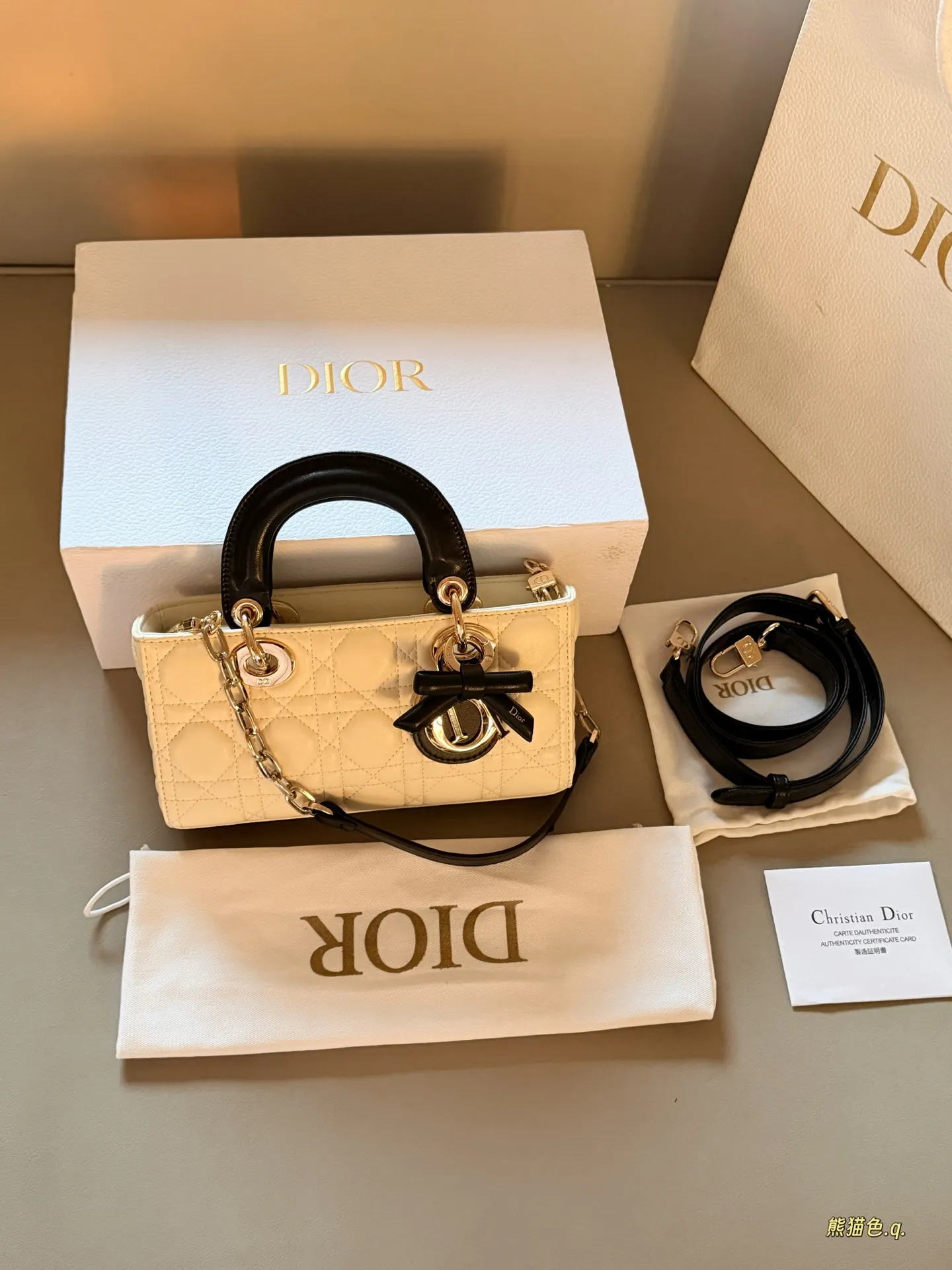Lady Dior Horizontal Mini Bag D36018410 — view 2