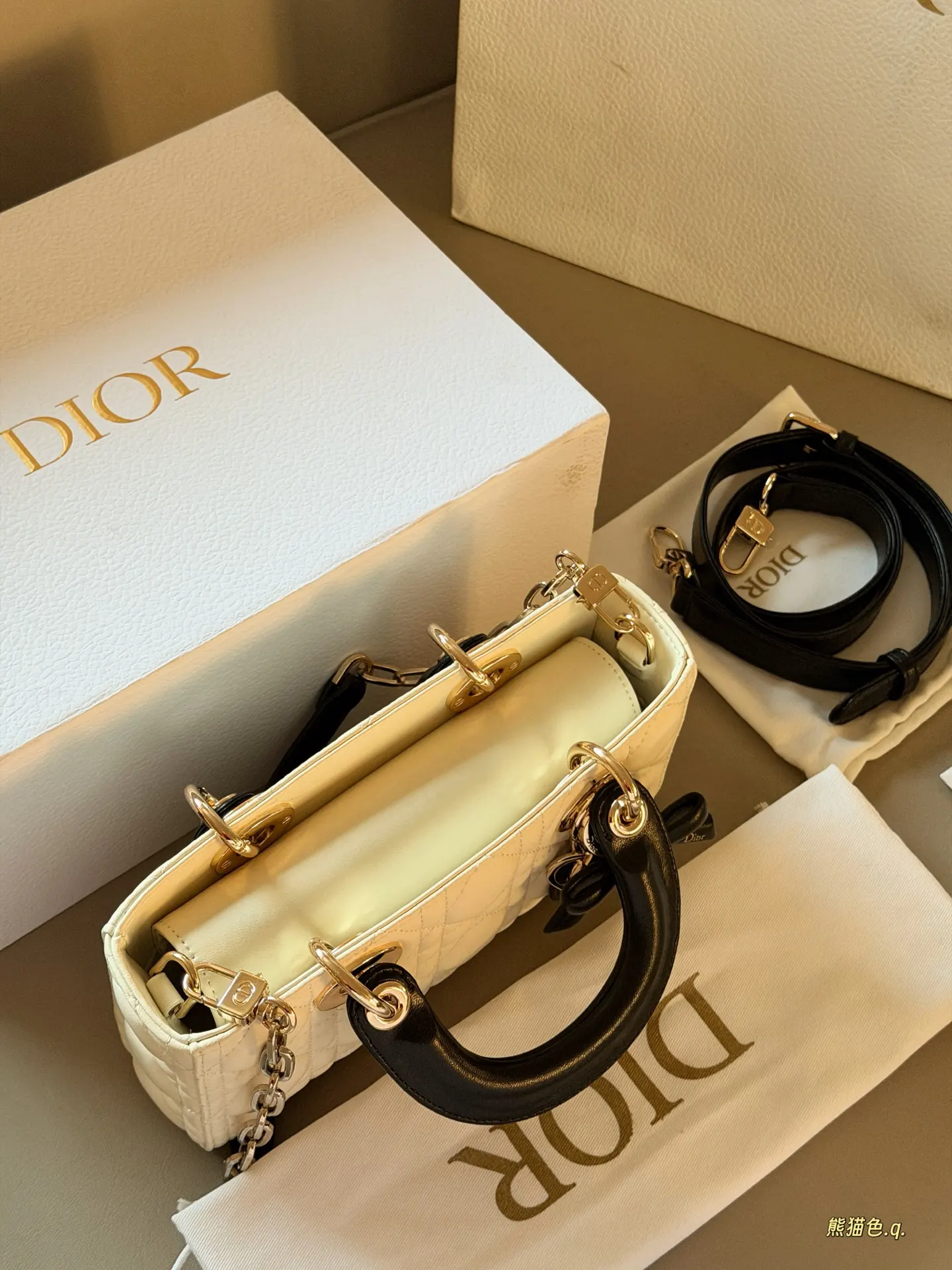 Lady Dior Horizontal Mini Bag D36018410 — view 8