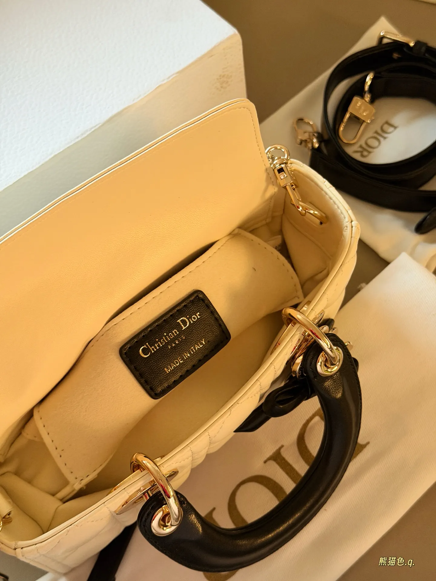 Lady Dior Horizontal Mini Bag D36018410 — view 9