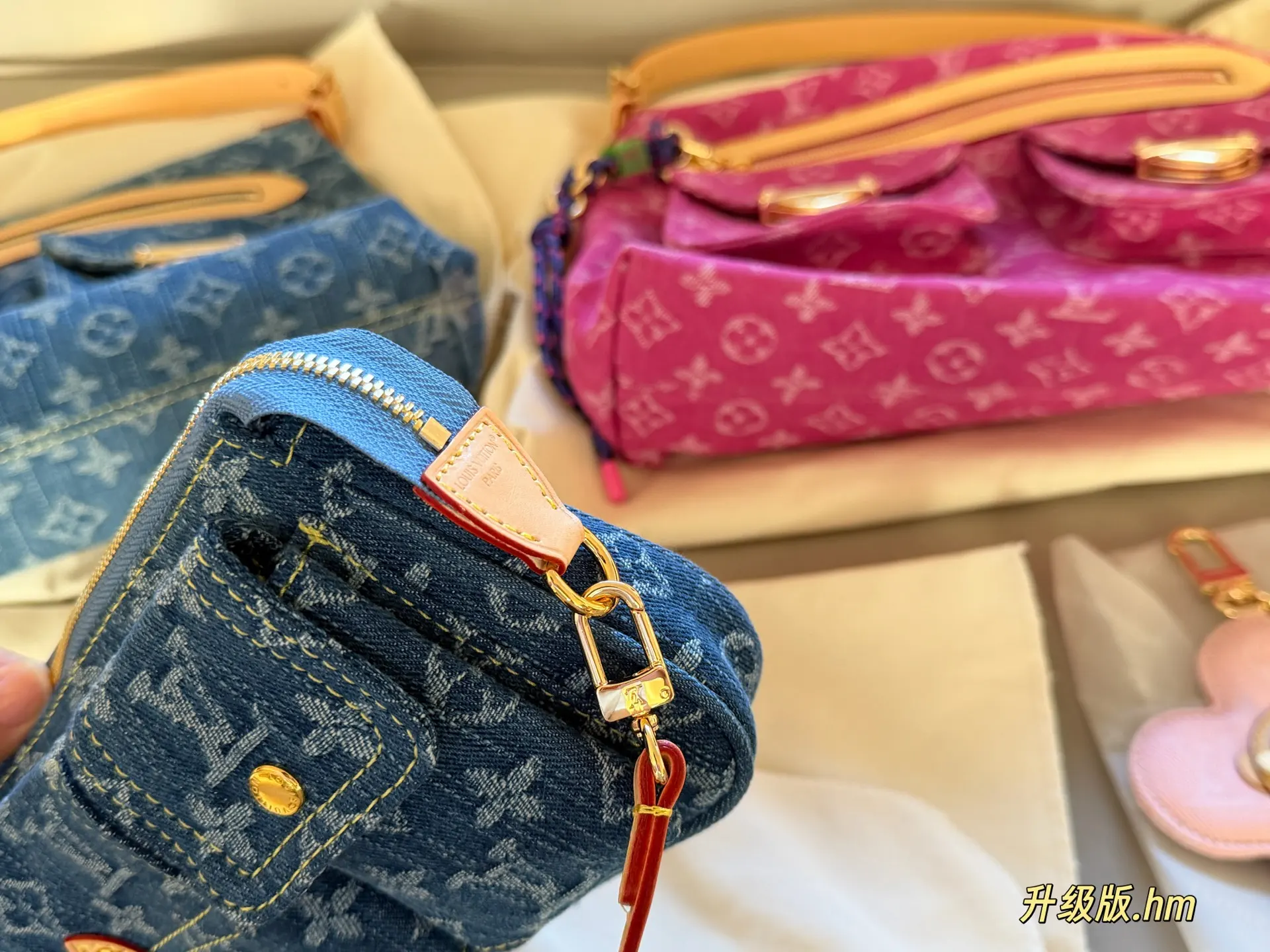 Monogram Denim Cargo Shoulder Bag D36518162 — view 5