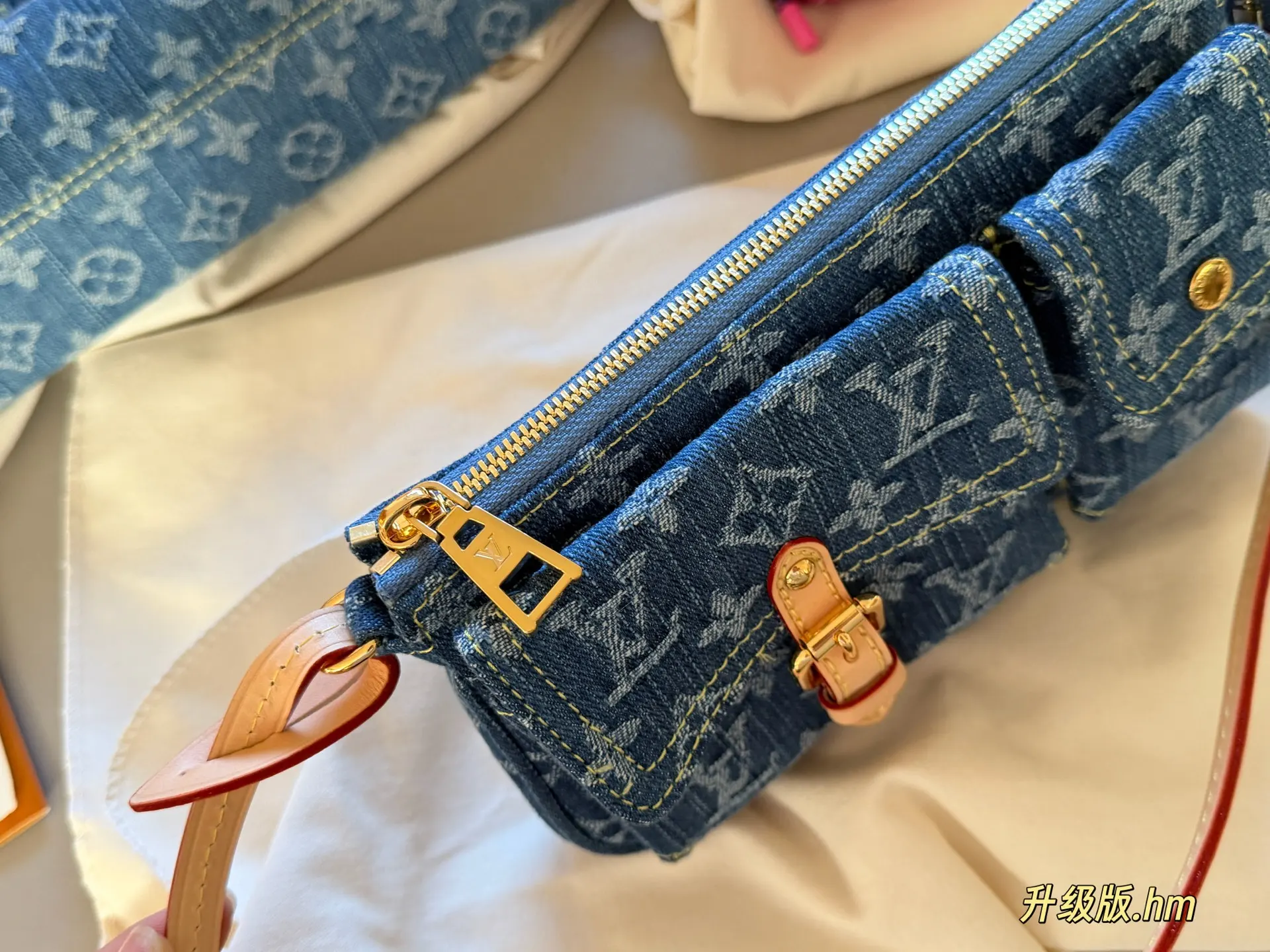 Monogram Denim Cargo Shoulder Bag D36518162 — view 6