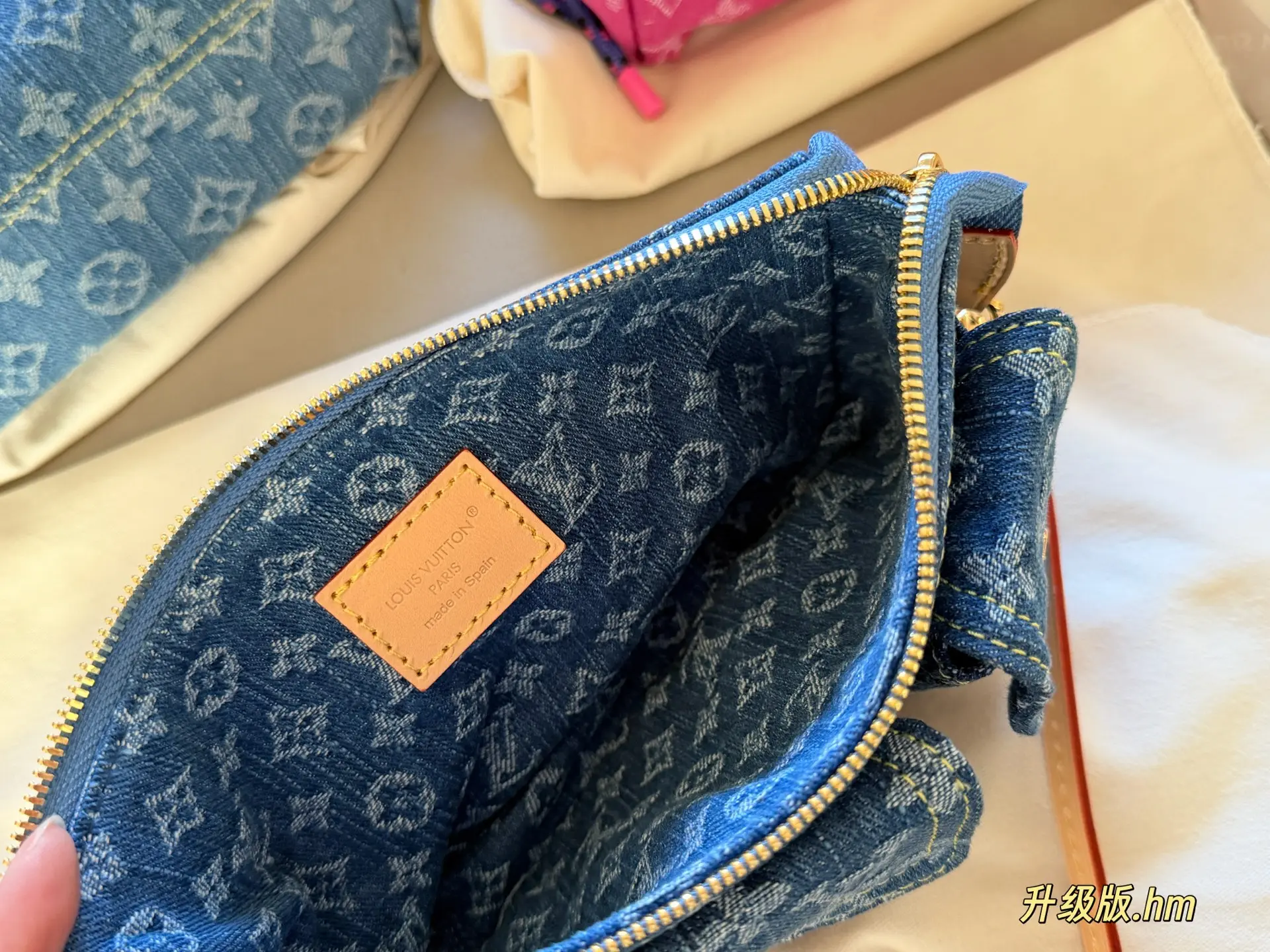 Monogram Denim Cargo Shoulder Bag D36518162 — view 7
